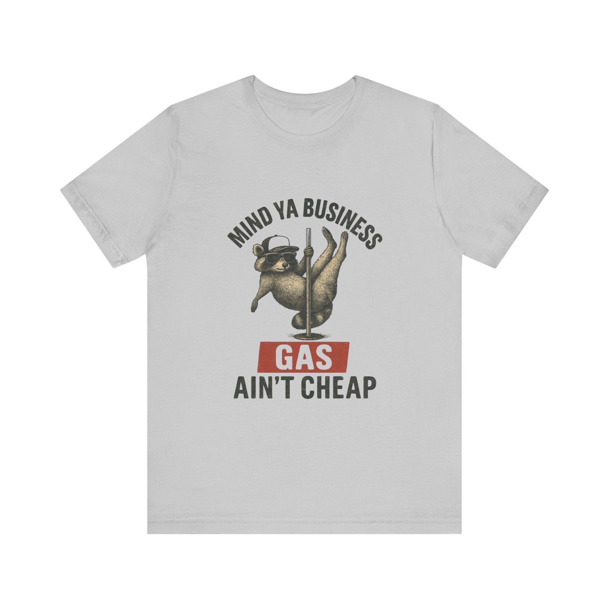 Funny Raccoon Pole Dancing Unisex Tee, Humorous Graphic Tee, - Popbydesign