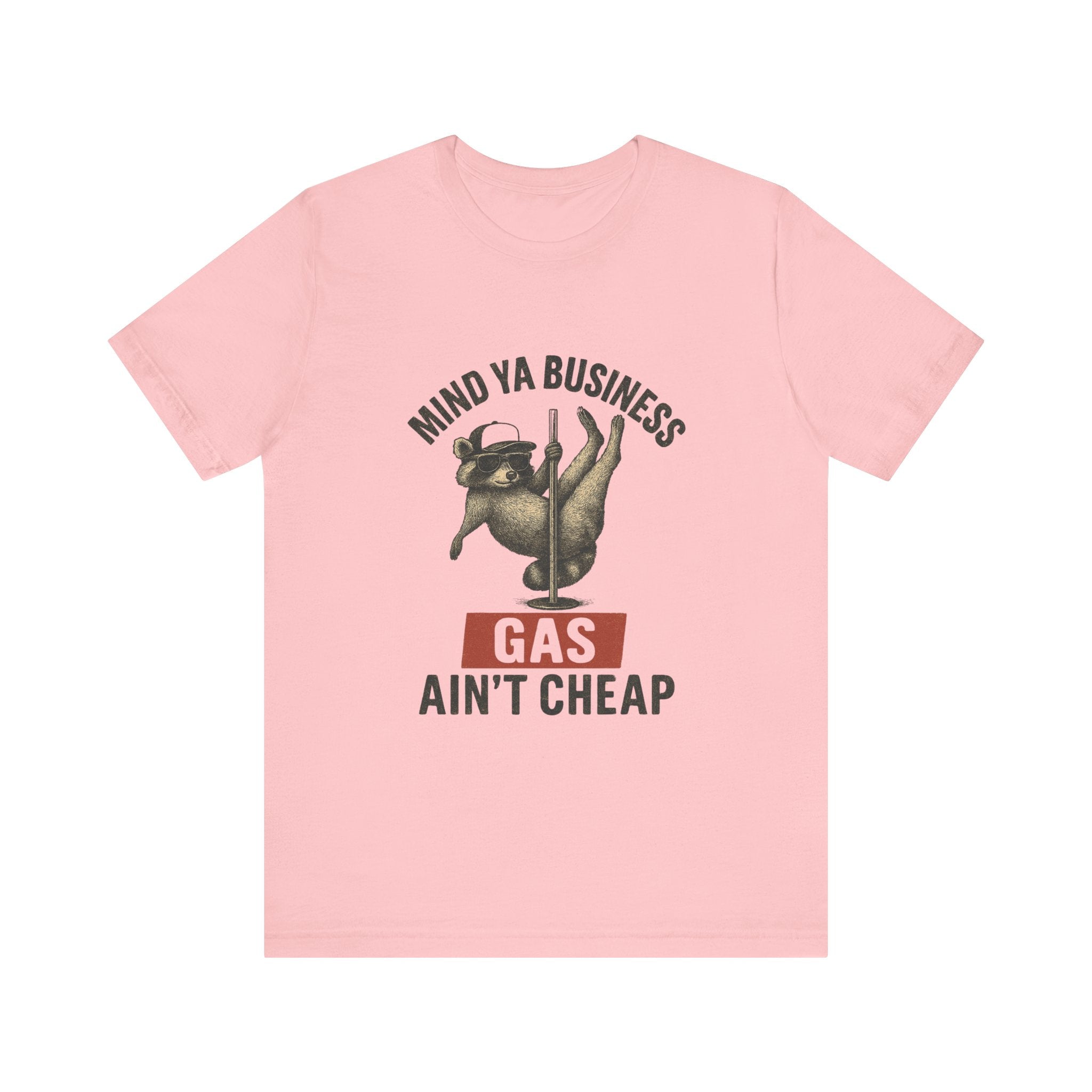 Funny Raccoon Pole Dancing Unisex Tee, Humorous Graphic Tee, by PopCultureByDesign36