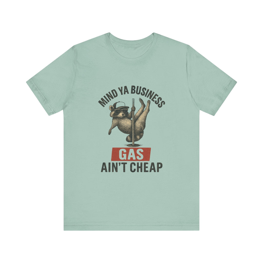 Funny Raccoon Pole Dancing Unisex Tee, Humorous Graphic Tee, by PopCultureByDesign36
