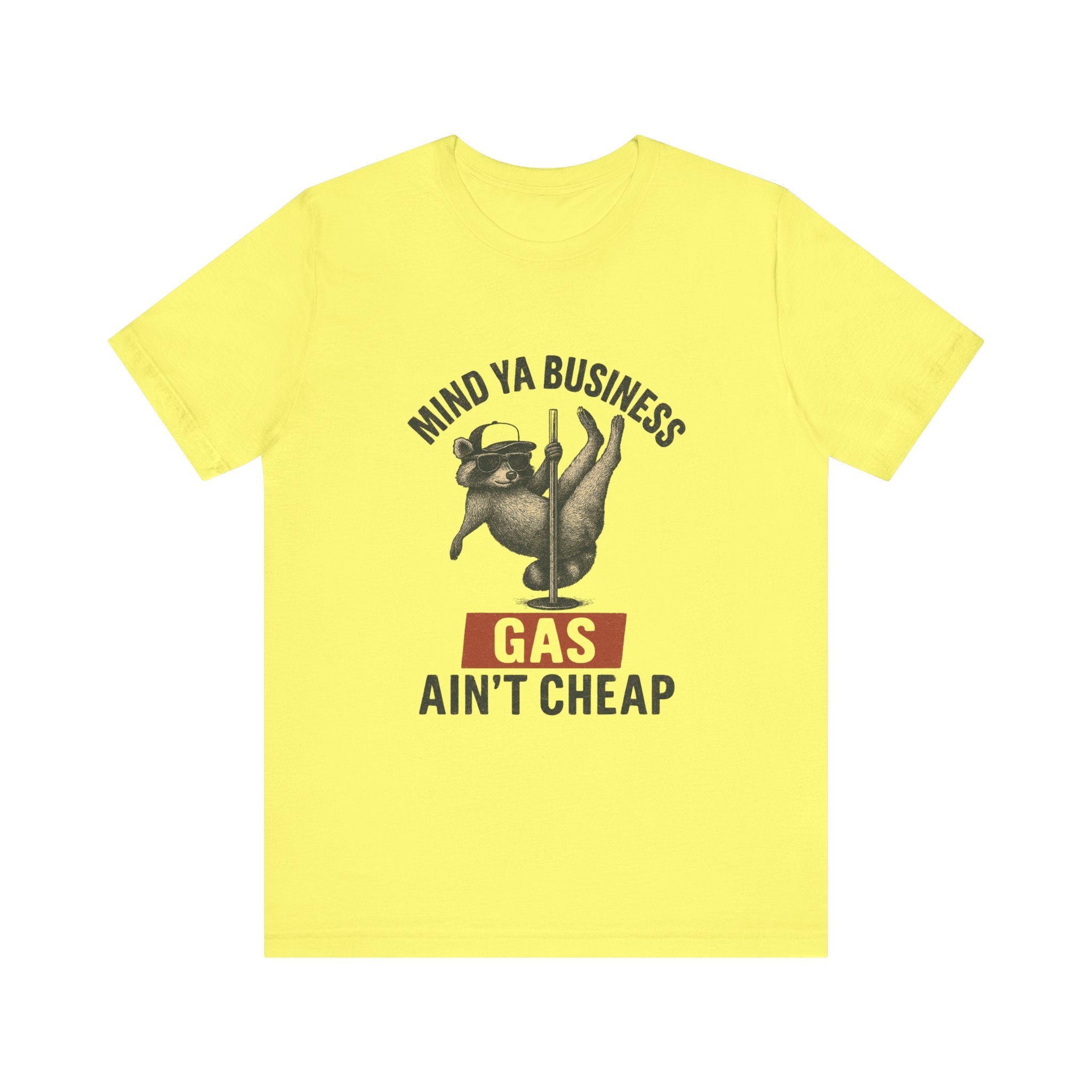 Funny Raccoon Pole Dancing Unisex Tee, Humorous Graphic Tee, by PopCultureByDesign36