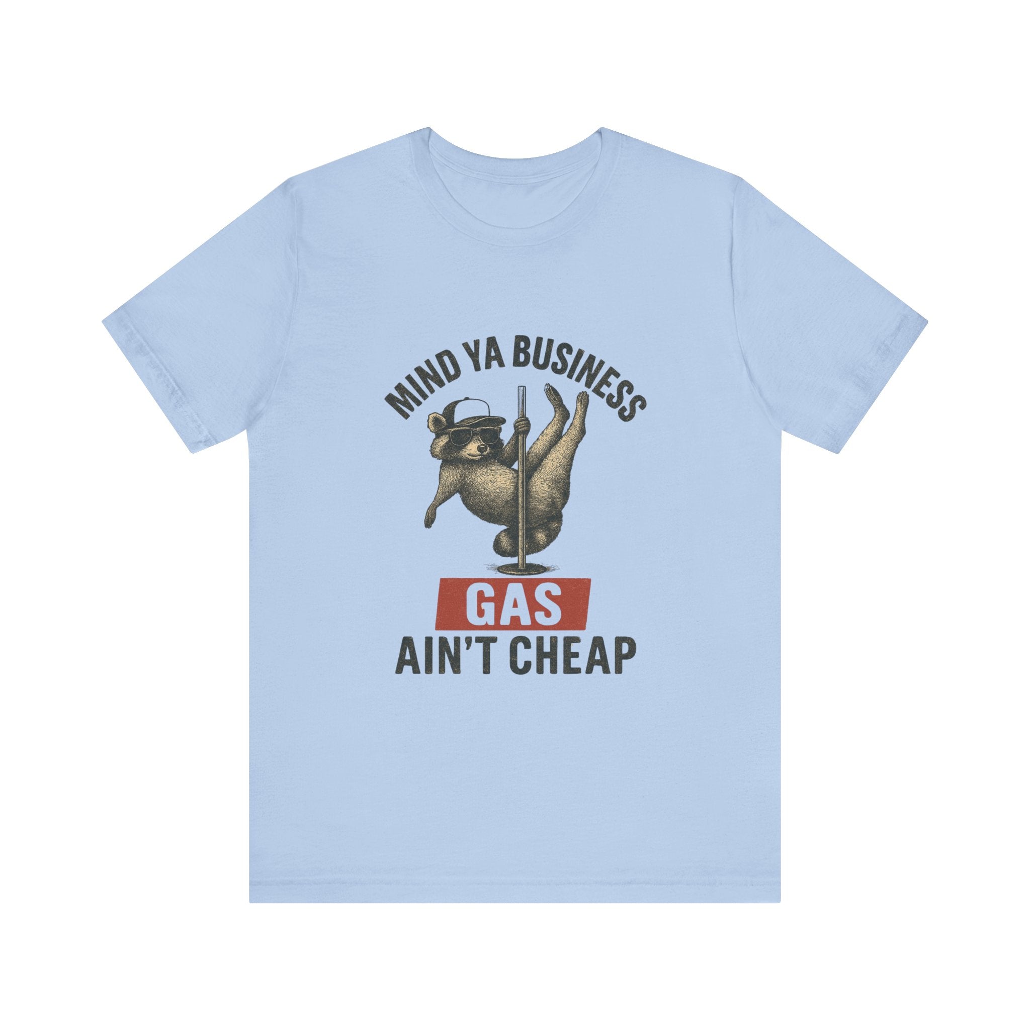 Funny Raccoon Pole Dancing Unisex Tee, Humorous Graphic Tee, by PopCultureByDesign36