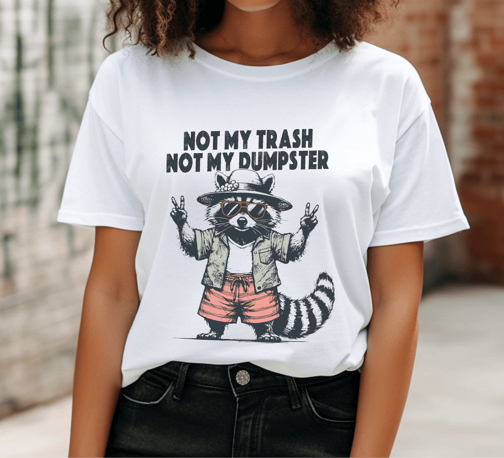 Funny Raccoon Shirt, Cute Baby Raccoon Shirt, Raccoon Shirt by PopCultureByDesign36