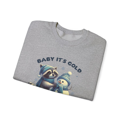 Funny Raccoon Shirt, Cute Christmas Raccoon, Winter Humor - Popbydesign