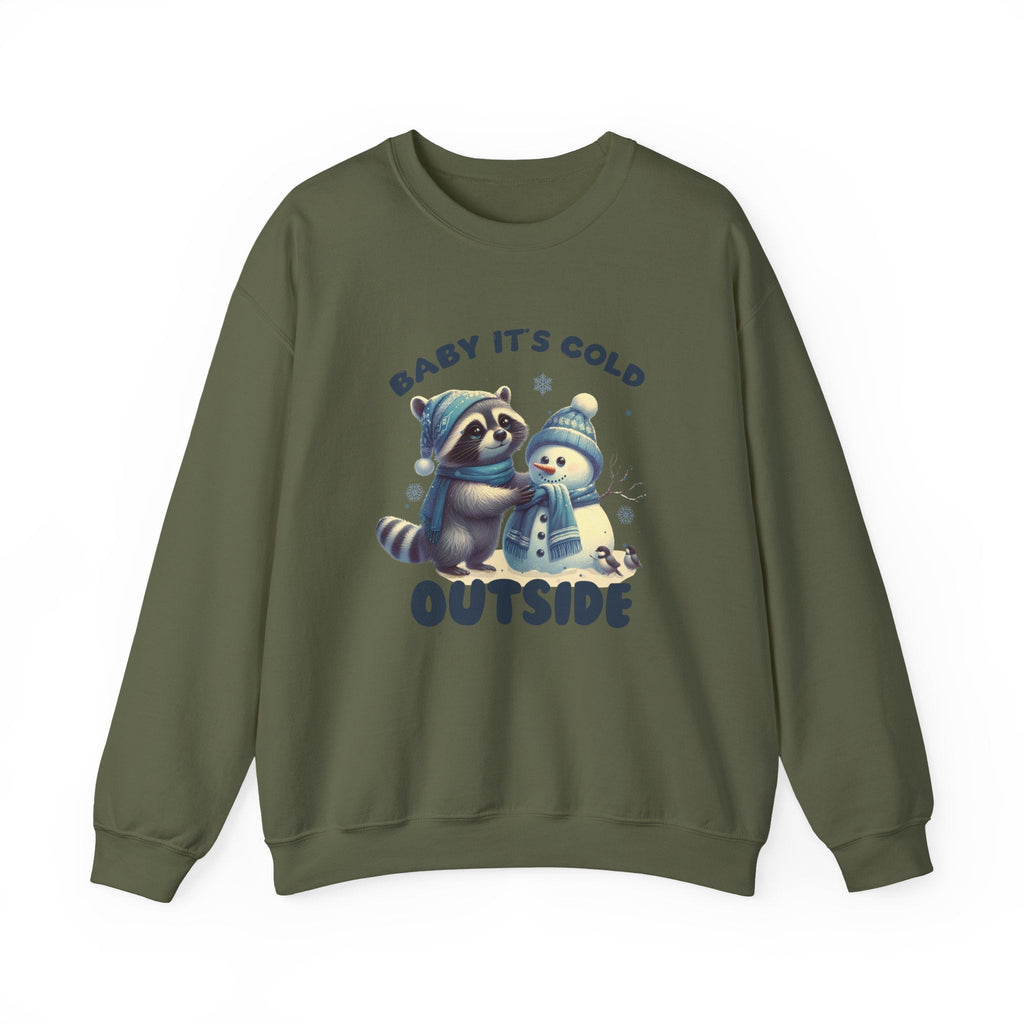 Funny Raccoon Shirt, Cute Christmas Raccoon, Winter Humor by PopCultureByDesign36