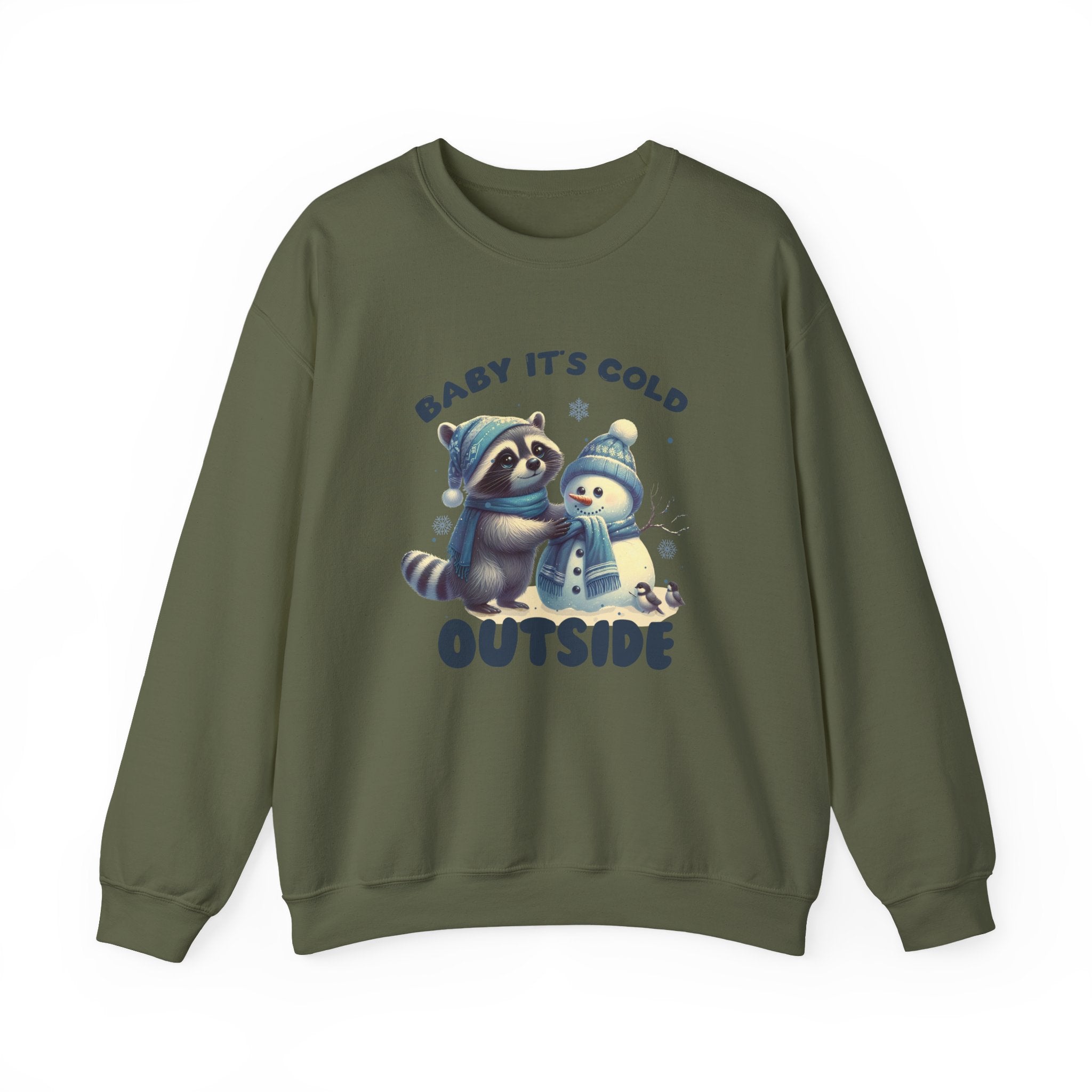 Funny Raccoon Shirt, Cute Christmas Raccoon, Winter Humor by PopCultureByDesign36