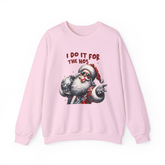 Funny Santa Inspired, Santa sweatshirt, Retro Santa - Popbydesign