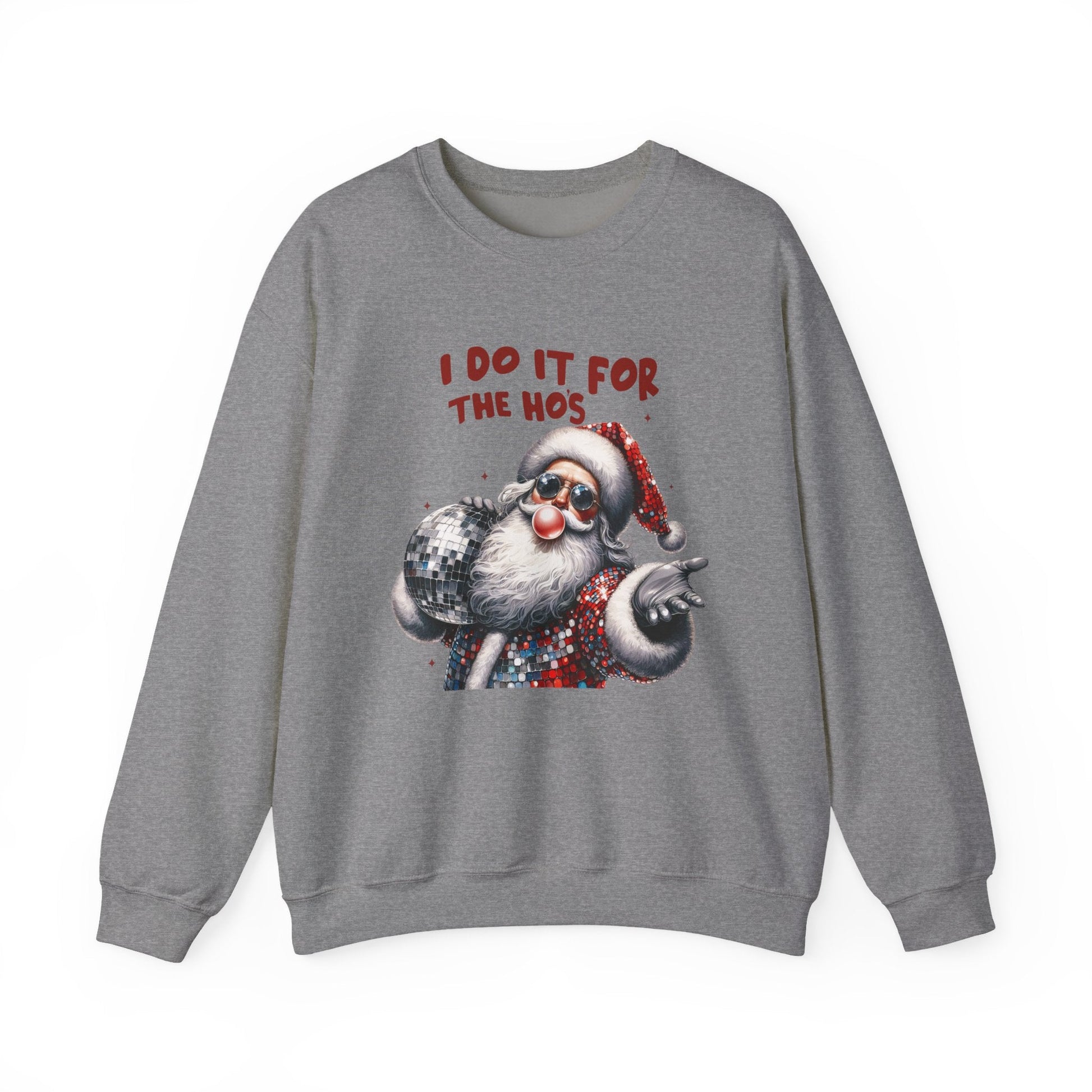 Funny Santa Inspired, Santa sweatshirt, Retro Santa - Popbydesign