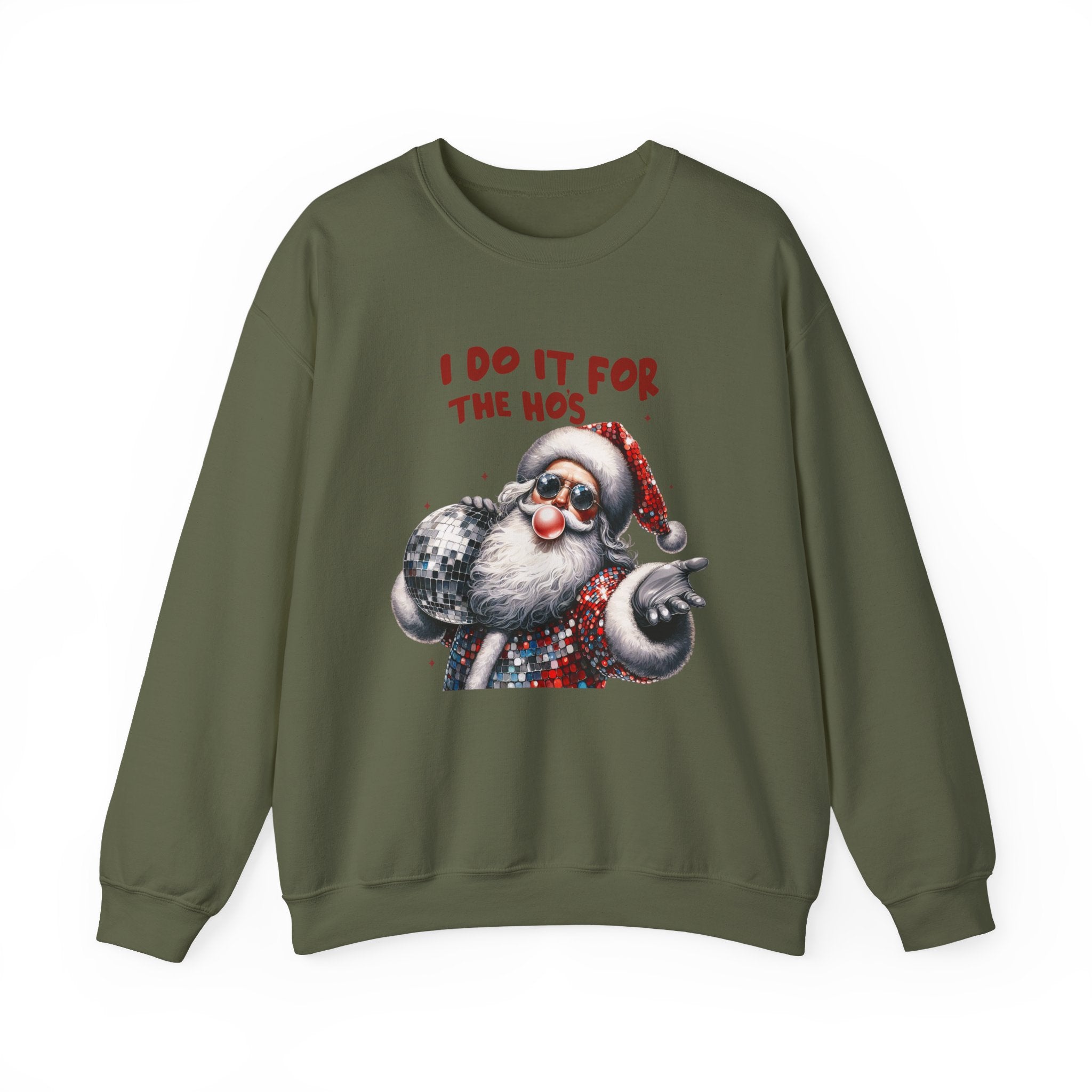 Funny Santa Inspired, Santa sweatshirt, Retro Santa by PopCultureByDesign36