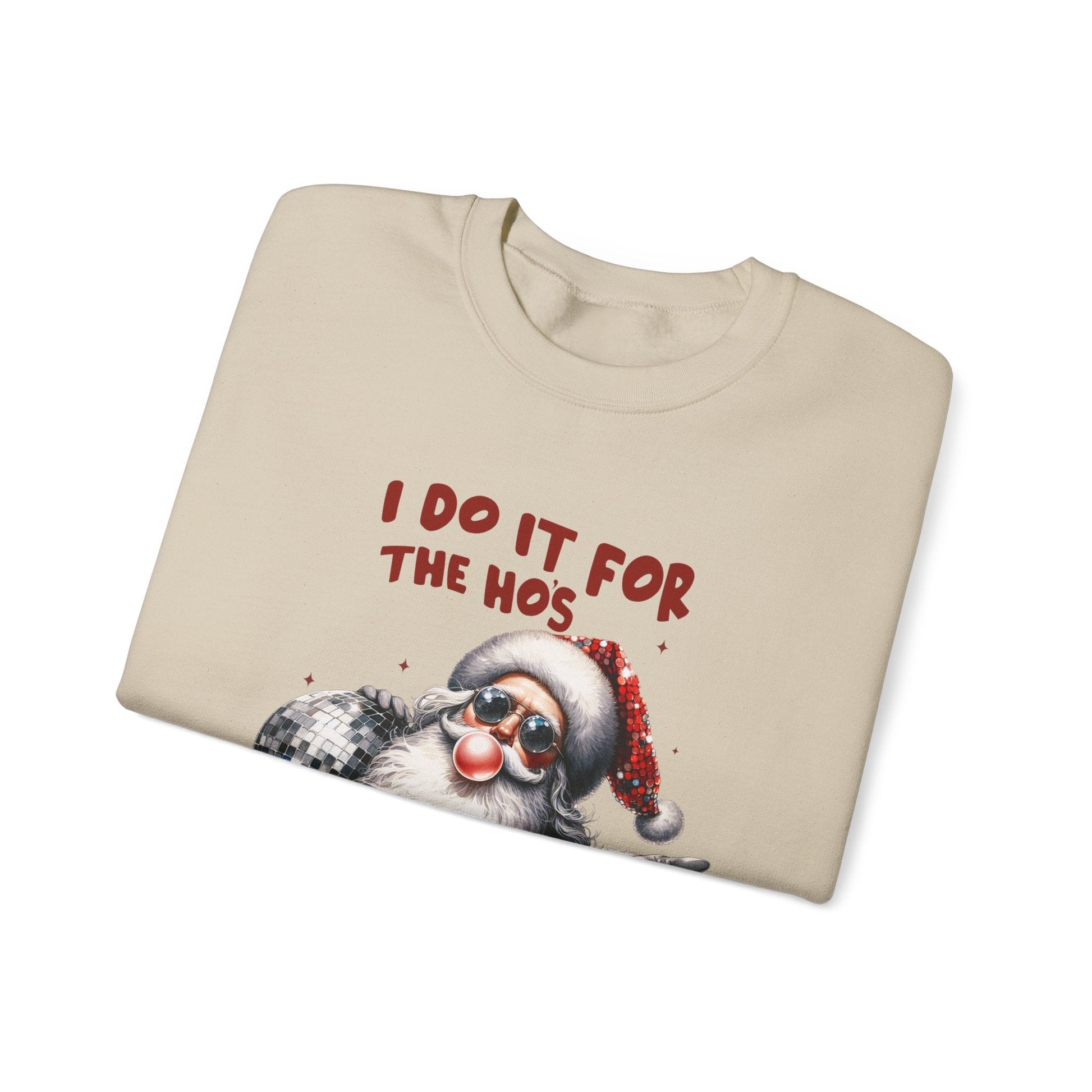 Funny Santa Inspired, Santa sweatshirt, Retro Santa - Popbydesign