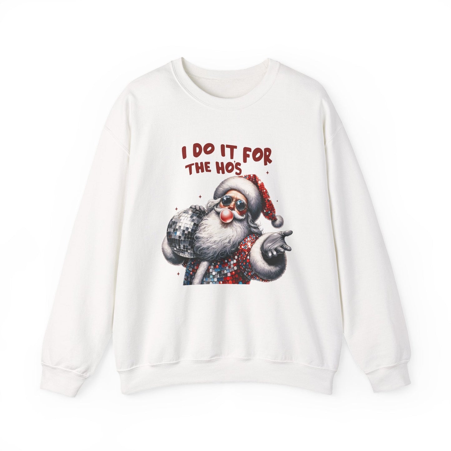 Funny Santa Inspired, Santa sweatshirt, Retro Santa - Popbydesign