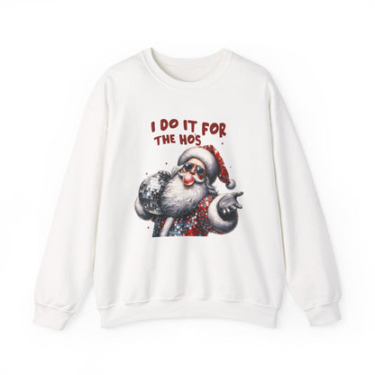 Funny Santa Inspired, Santa sweatshirt, Retro Santa - Popbydesign