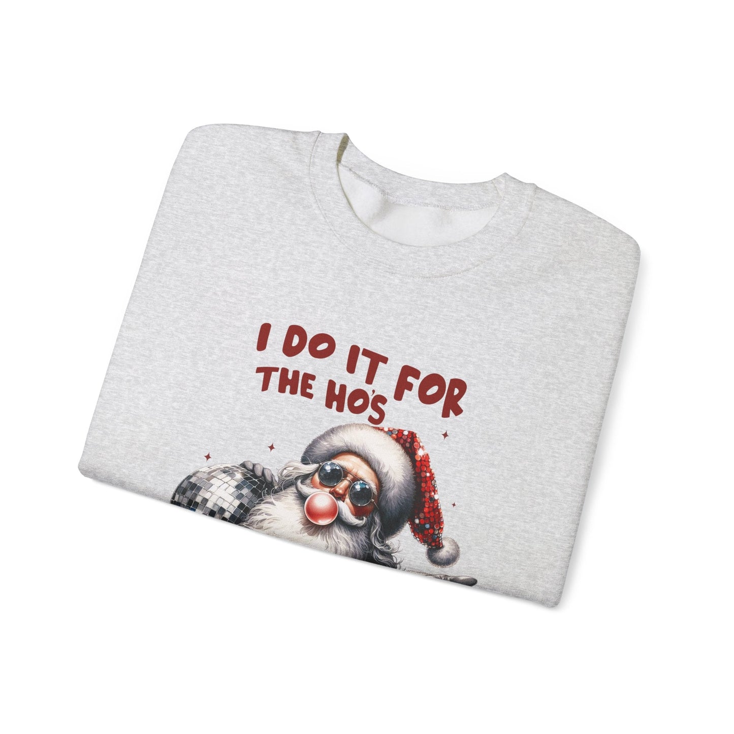 Funny Santa Inspired, Santa sweatshirt, Retro Santa - Popbydesign