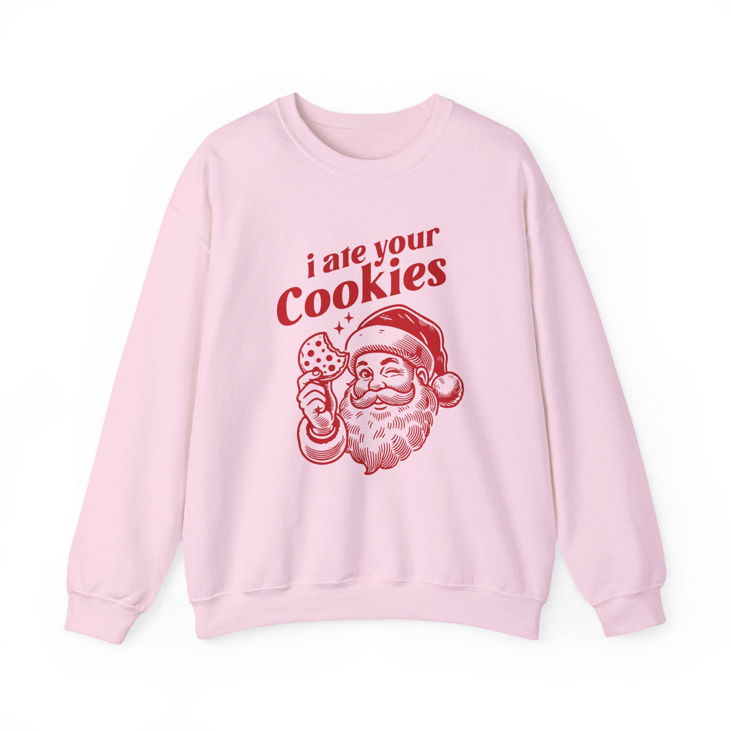 Funny Santa sweatshirt, Retro Santa sweatshirt, Santa Cookie by PopCultureByDesign36