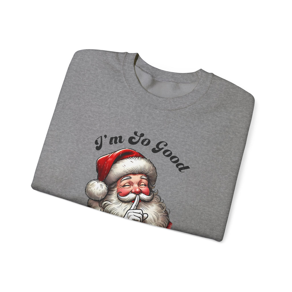 Funny Santa Sweatshirt, Women Ugly Christmas Sweatshirt by PopCultureByDesign36
