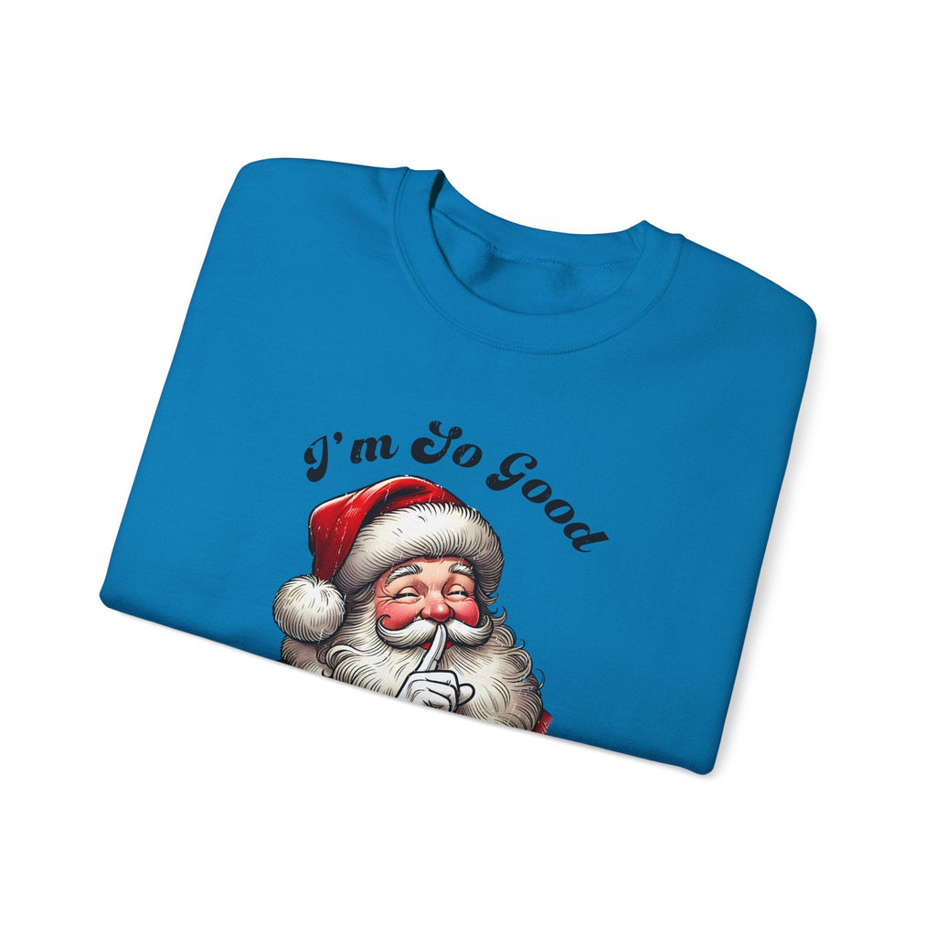 Funny Santa Sweatshirt, Women Ugly Christmas Sweatshirt by PopCultureByDesign36