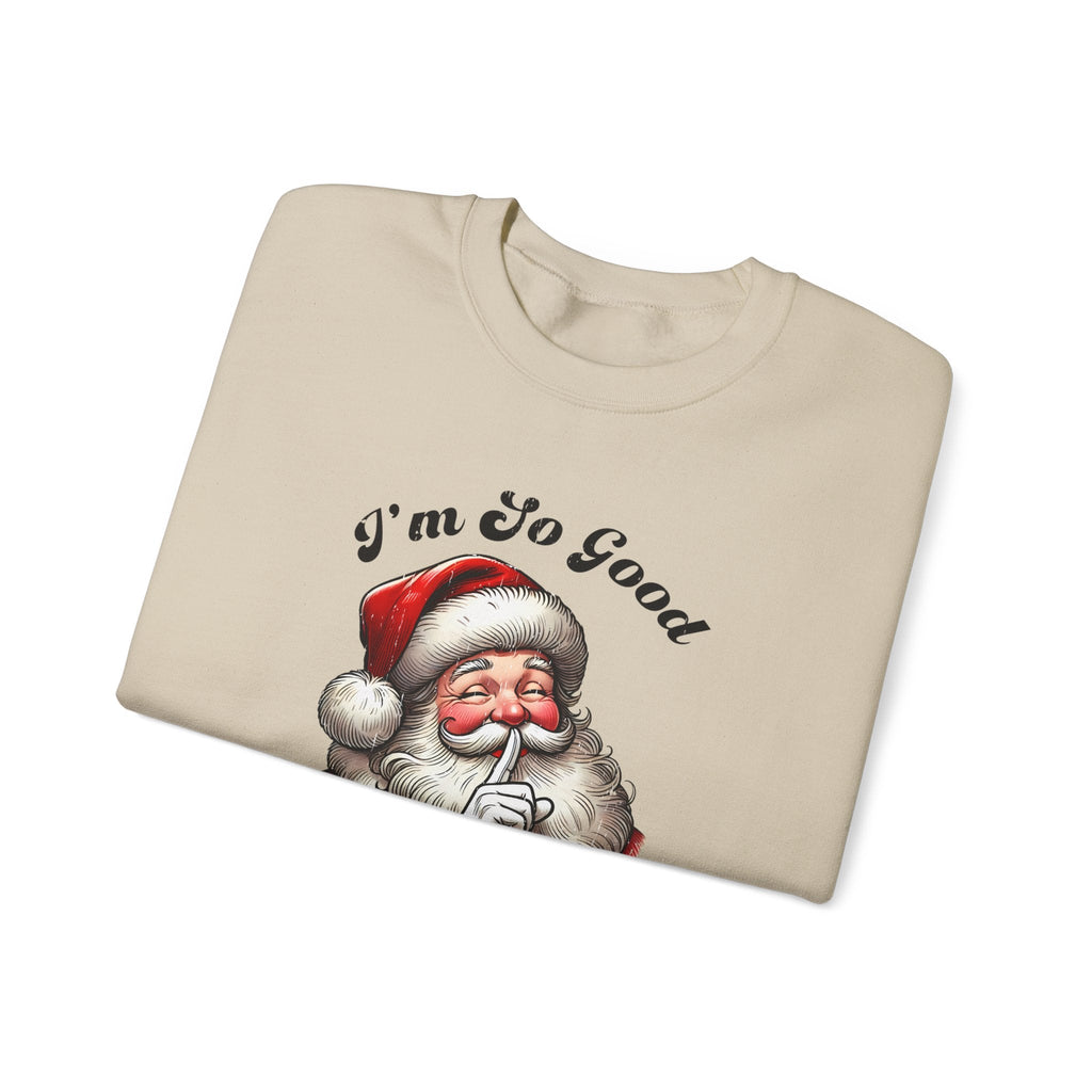Funny Santa Sweatshirt, Women Ugly Christmas Sweatshirt by PopCultureByDesign36