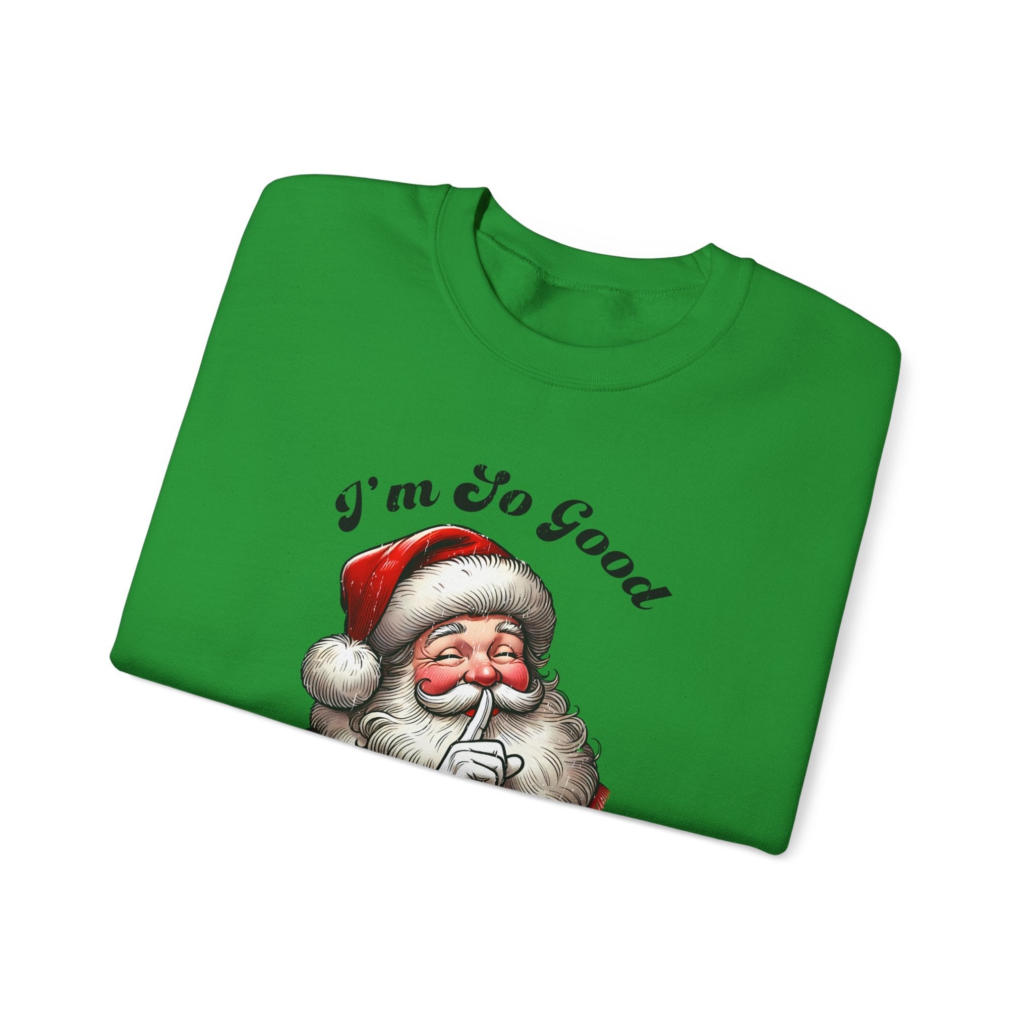 Funny Santa Sweatshirt, Women Ugly Christmas Sweatshirt by PopCultureByDesign36