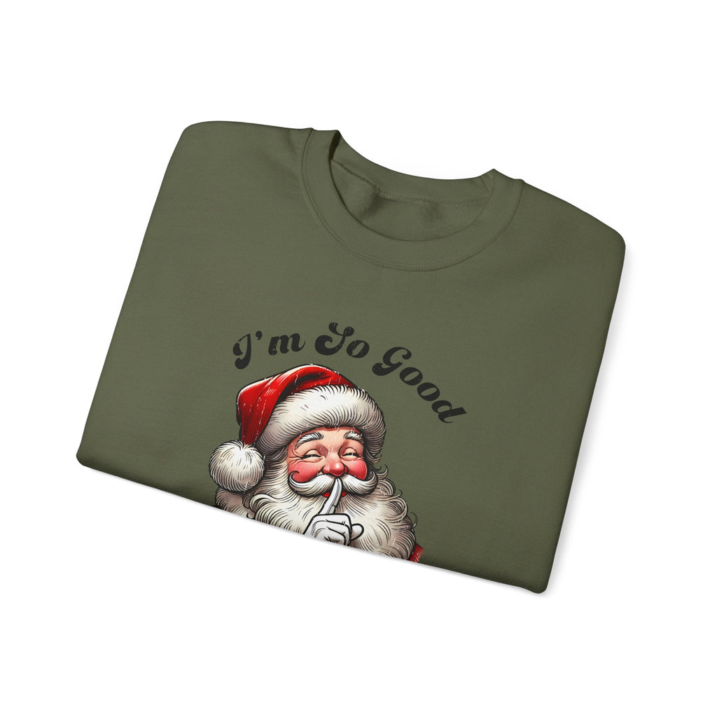 Funny Santa Sweatshirt, Women Ugly Christmas Sweatshirt by PopCultureByDesign36