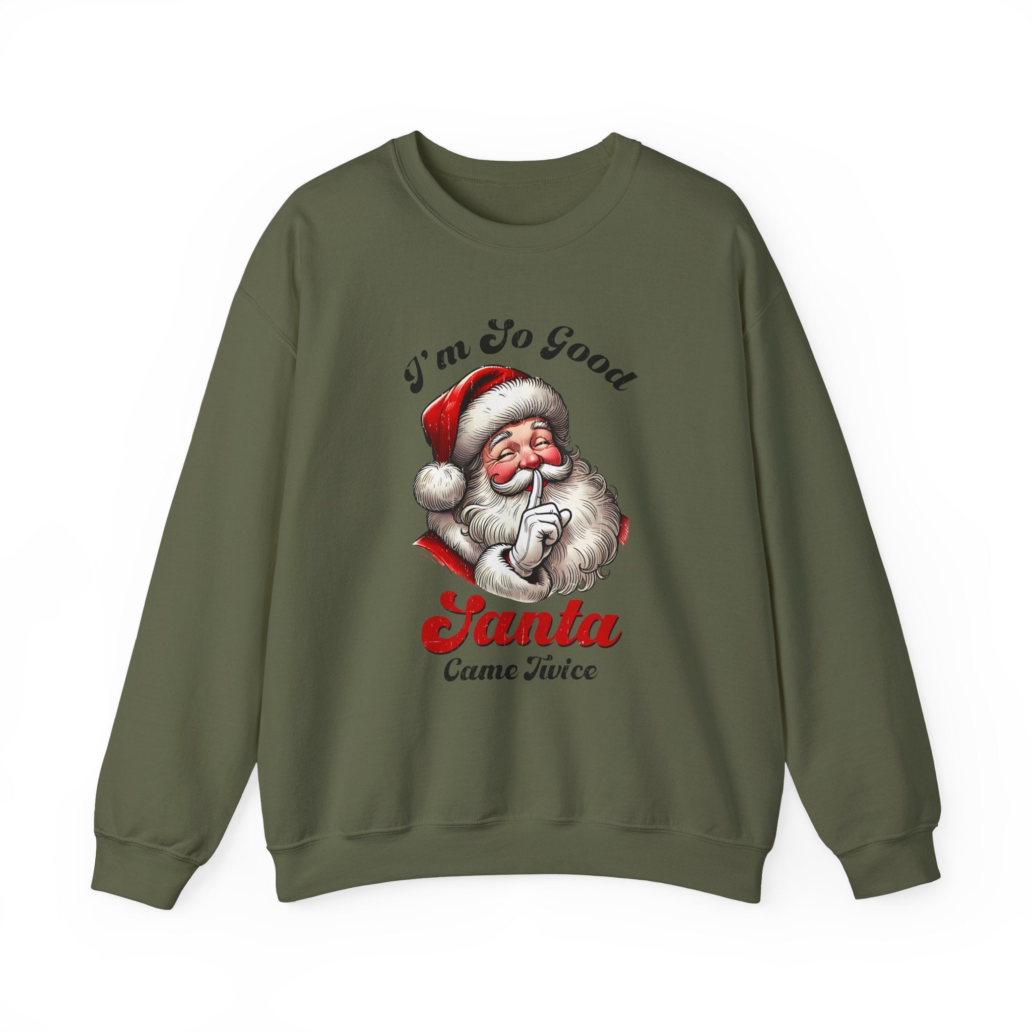 Funny Santa Sweatshirt, Women Ugly Christmas Sweatshirt by PopCultureByDesign36