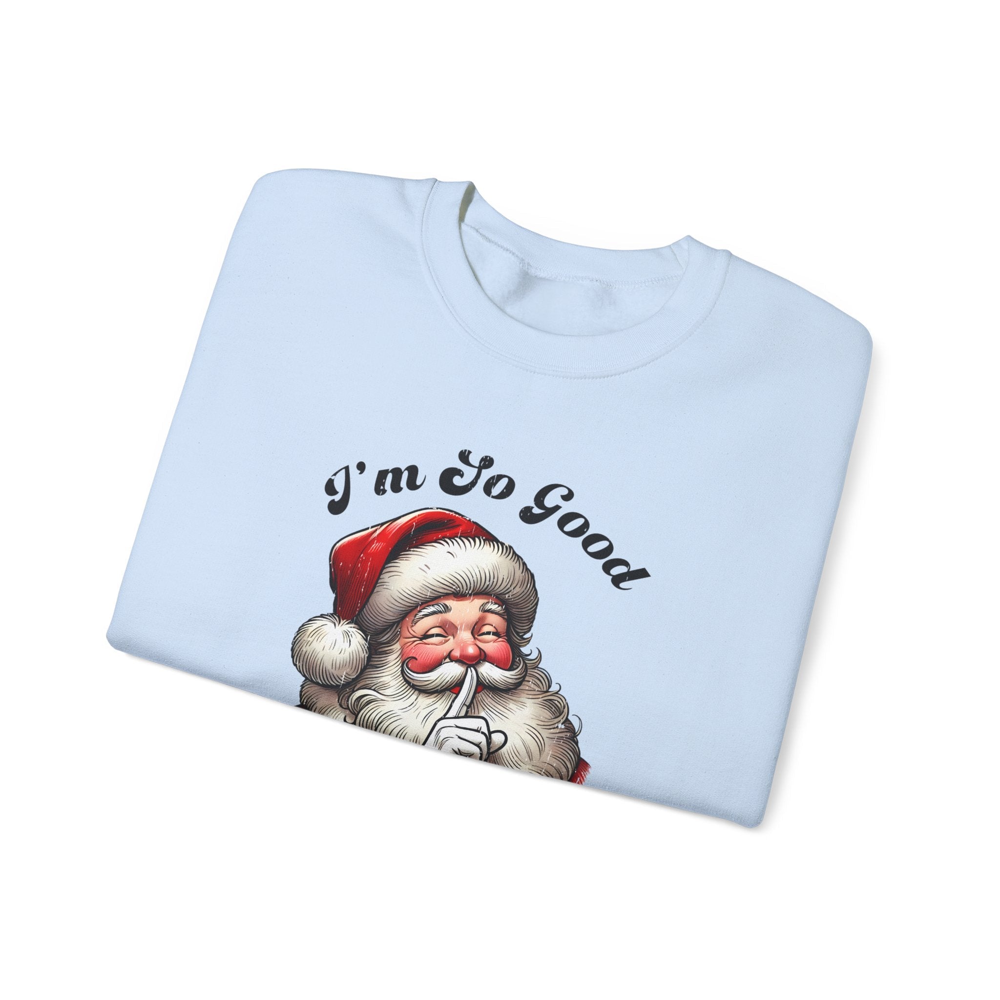 Funny Santa Sweatshirt, Women Ugly Christmas Sweatshirt by PopCultureByDesign36