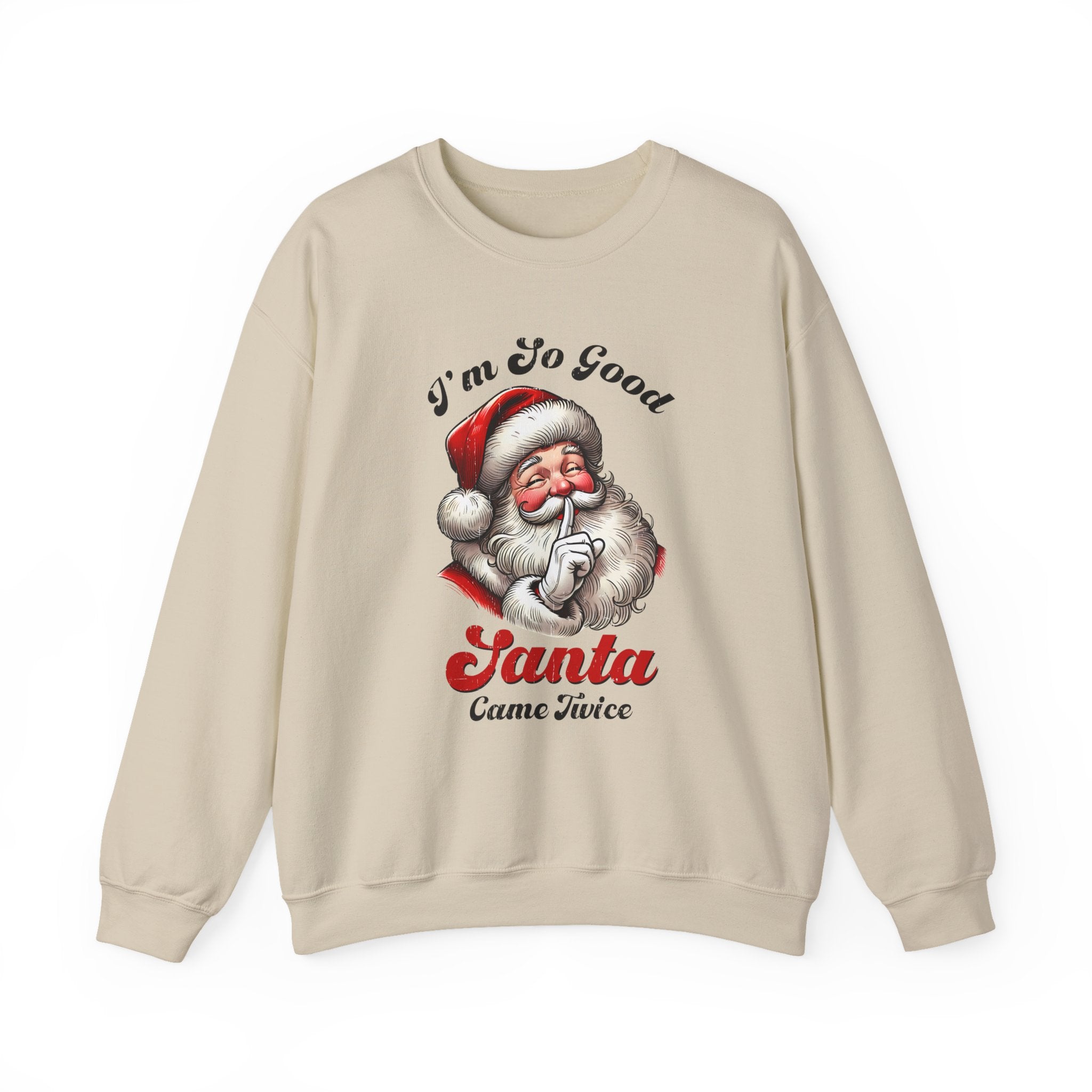 Funny Santa Sweatshirt, Women Ugly Christmas Sweatshirt by PopCultureByDesign36