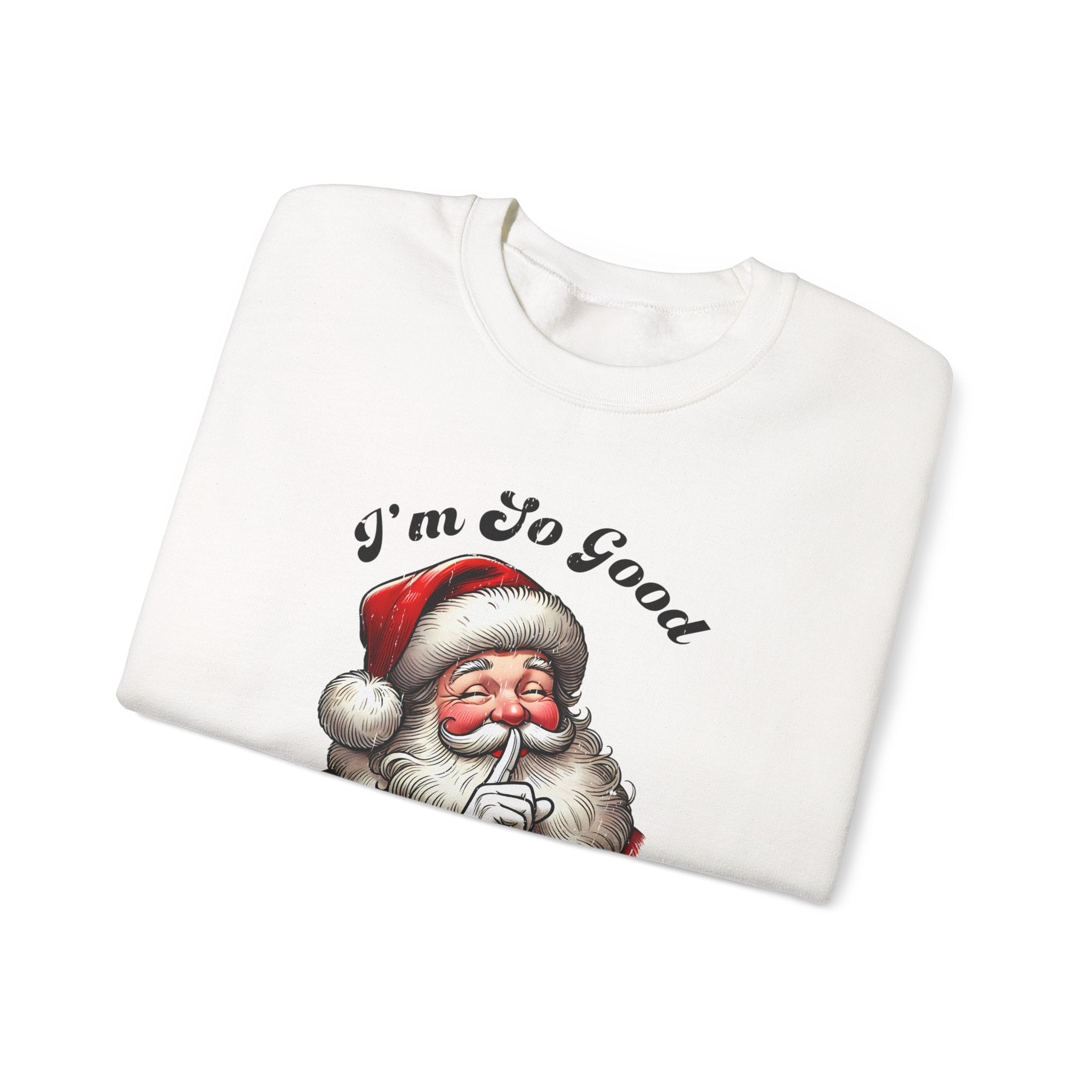 Funny Santa Sweatshirt, Women Ugly Christmas Sweatshirt by PopCultureByDesign36