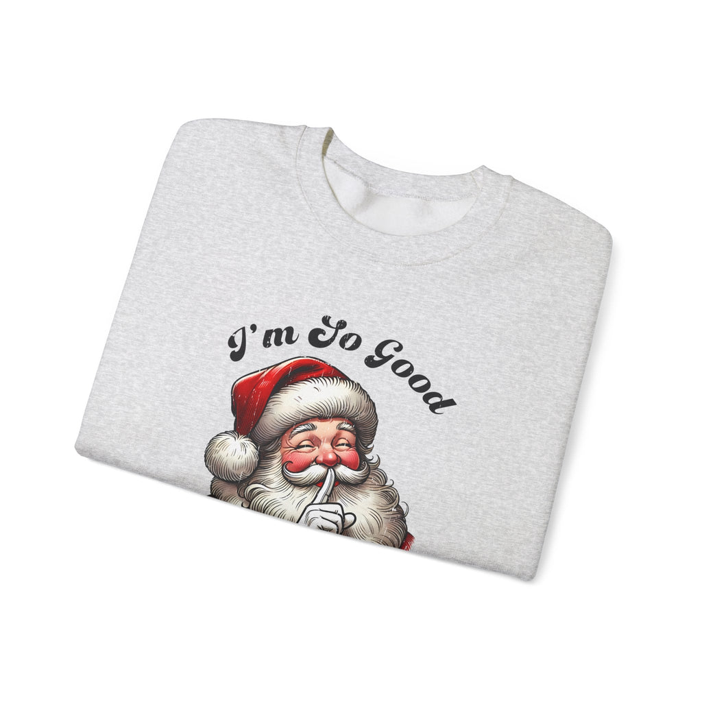 Funny Santa Sweatshirt, Women Ugly Christmas Sweatshirt by PopCultureByDesign36