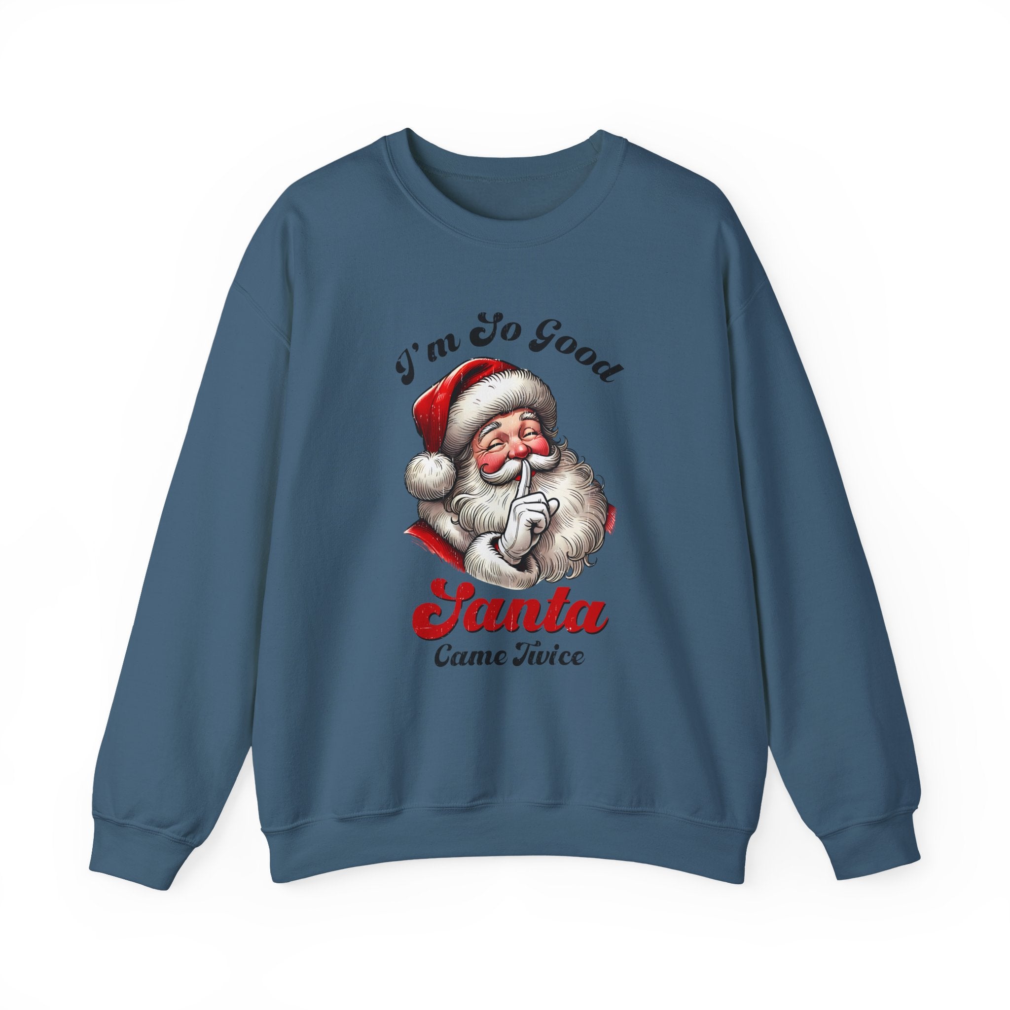 Funny Santa Sweatshirt, Women Ugly Christmas Sweatshirt by PopCultureByDesign36