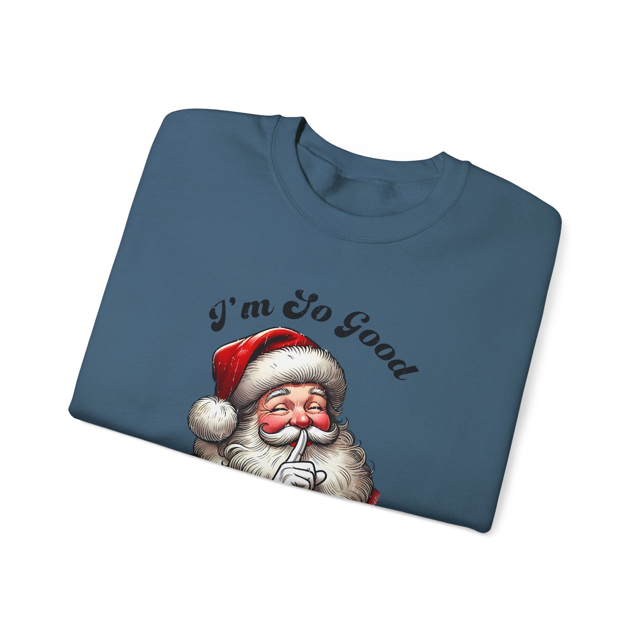 Funny Santa Sweatshirt, Women Ugly Christmas Sweatshirt by PopCultureByDesign36