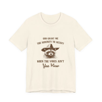 Funny Western Raccoon, Wild West Tee, Trash Panda Shirt - Popbydesign