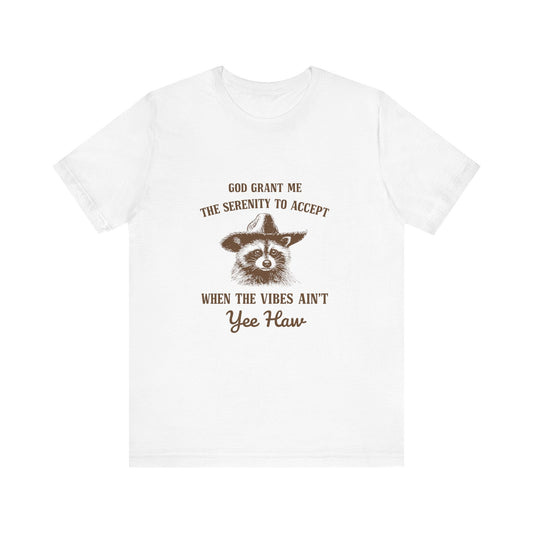 Funny Western Raccoon, Wild West Tee, Trash Panda Shirt - Popbydesign