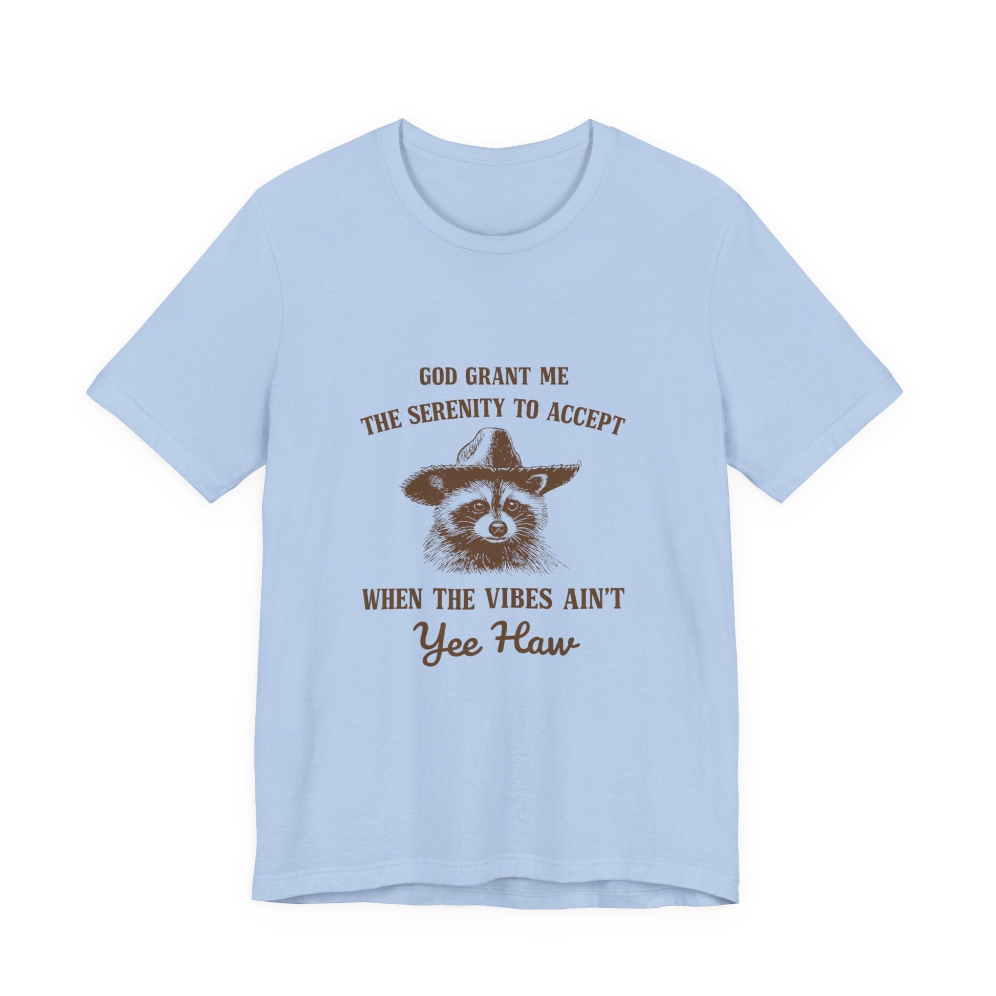 Funny Western Raccoon, Wild West Tee, Trash Panda Shirt - Popbydesign