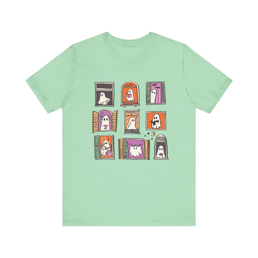 Ghostly Frames T-Shirt, Halloween Tee, Spooky Shirt by PopCultureByDesign36