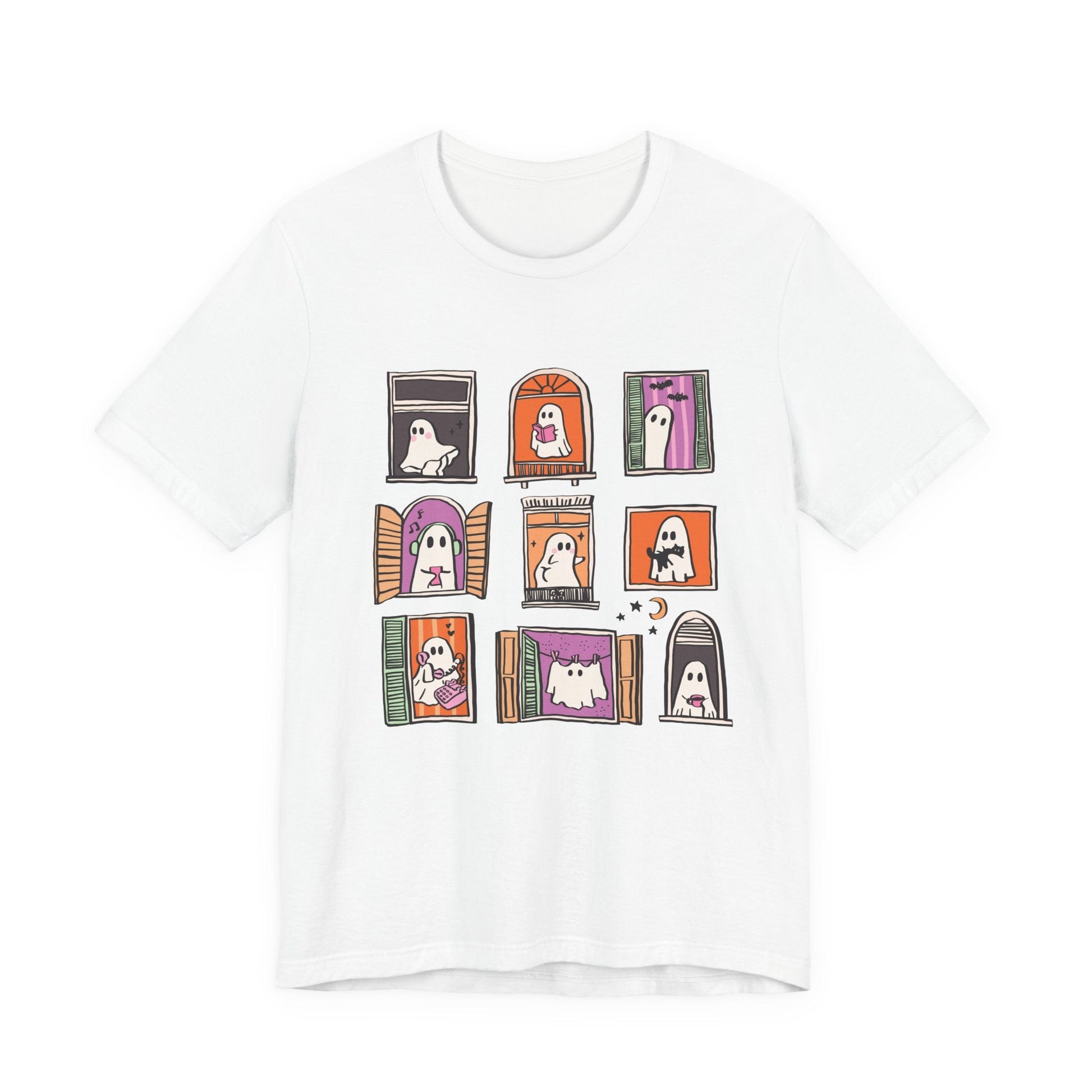 Ghostly Frames T-Shirt, Halloween Tee, Spooky Shirt - Popbydesign