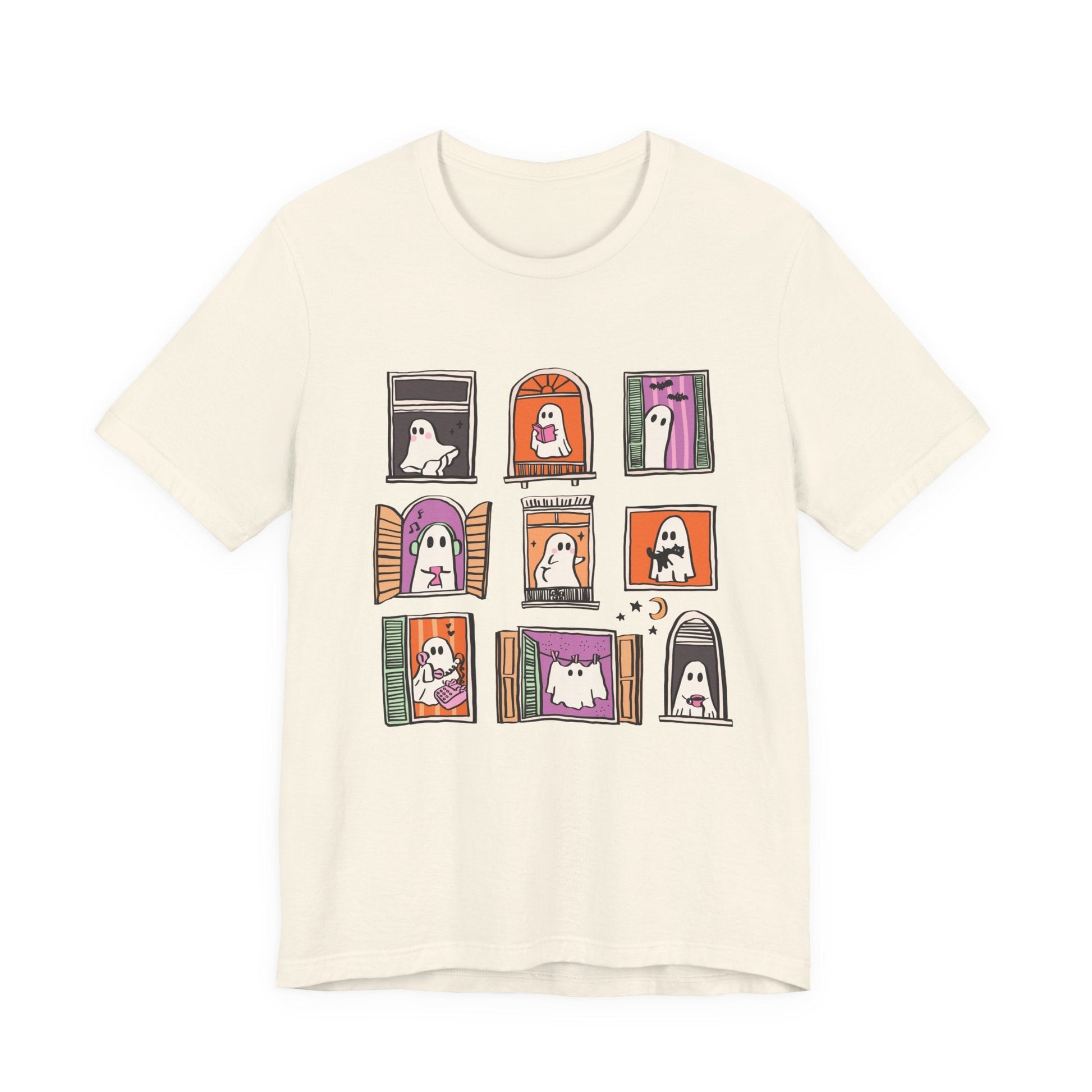 Ghostly Frames T-Shirt, Halloween Tee, Spooky Shirt - Popbydesign