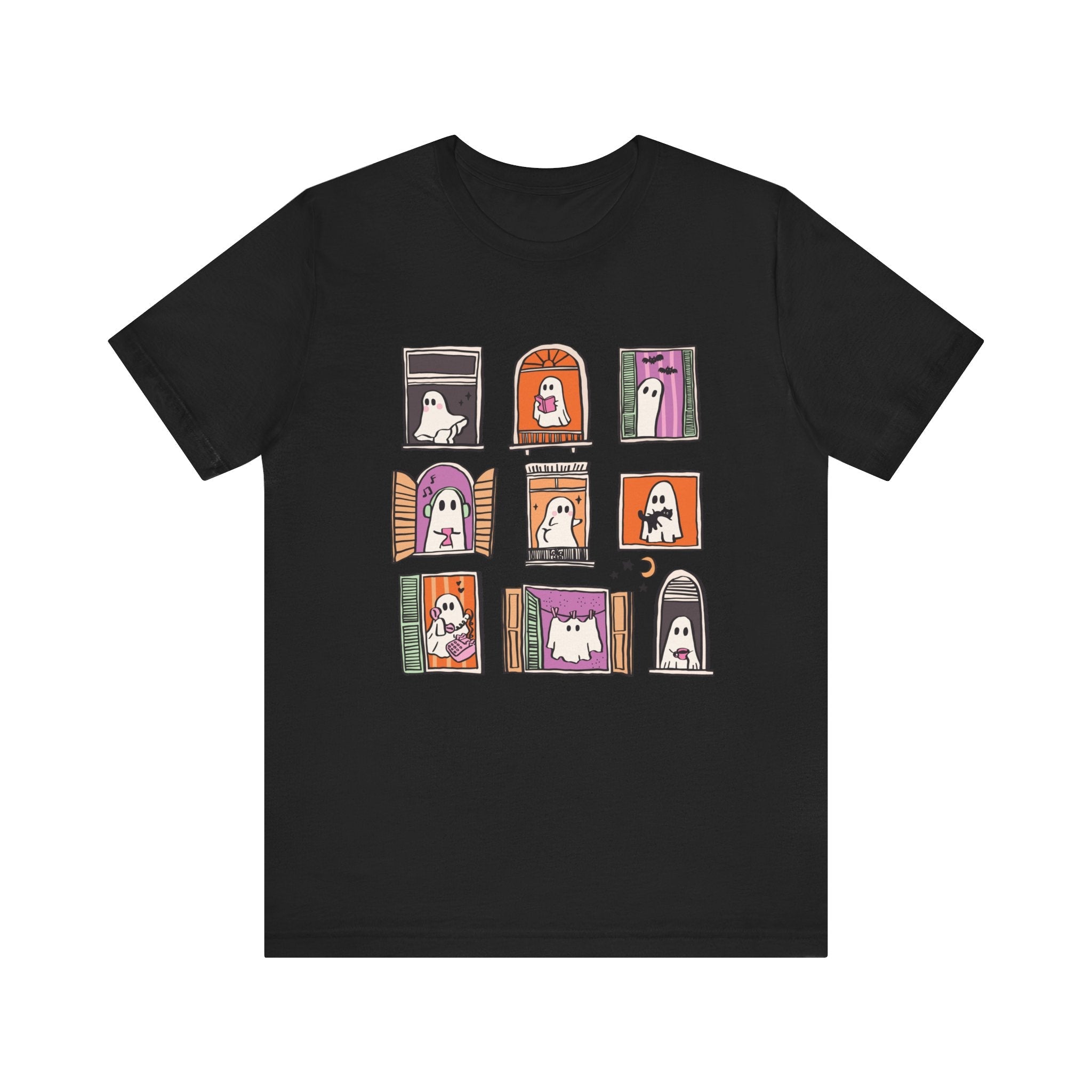 Ghostly Frames T-Shirt, Halloween Tee, Spooky Shirt by PopCultureByDesign36