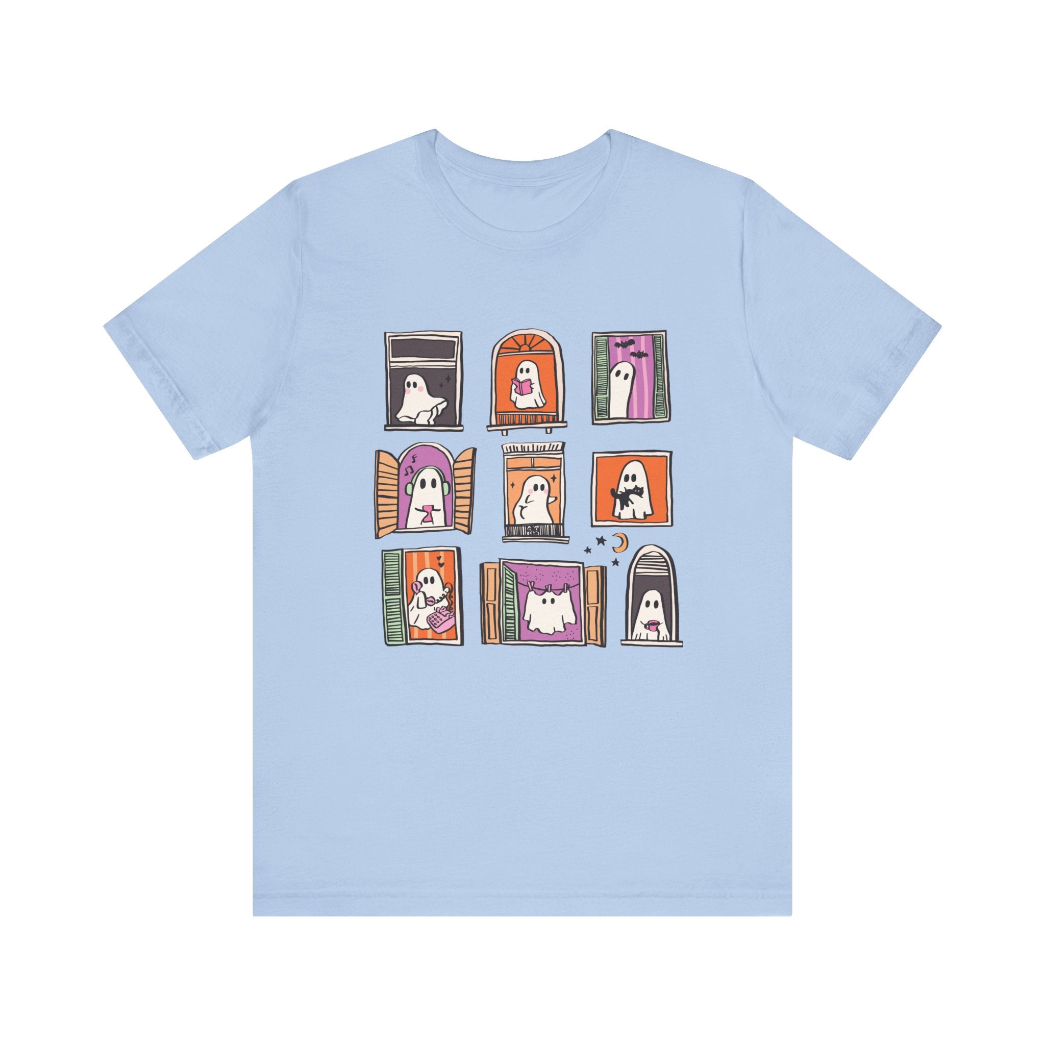 Ghostly Frames T-Shirt, Halloween Tee, Spooky Shirt by PopCultureByDesign36
