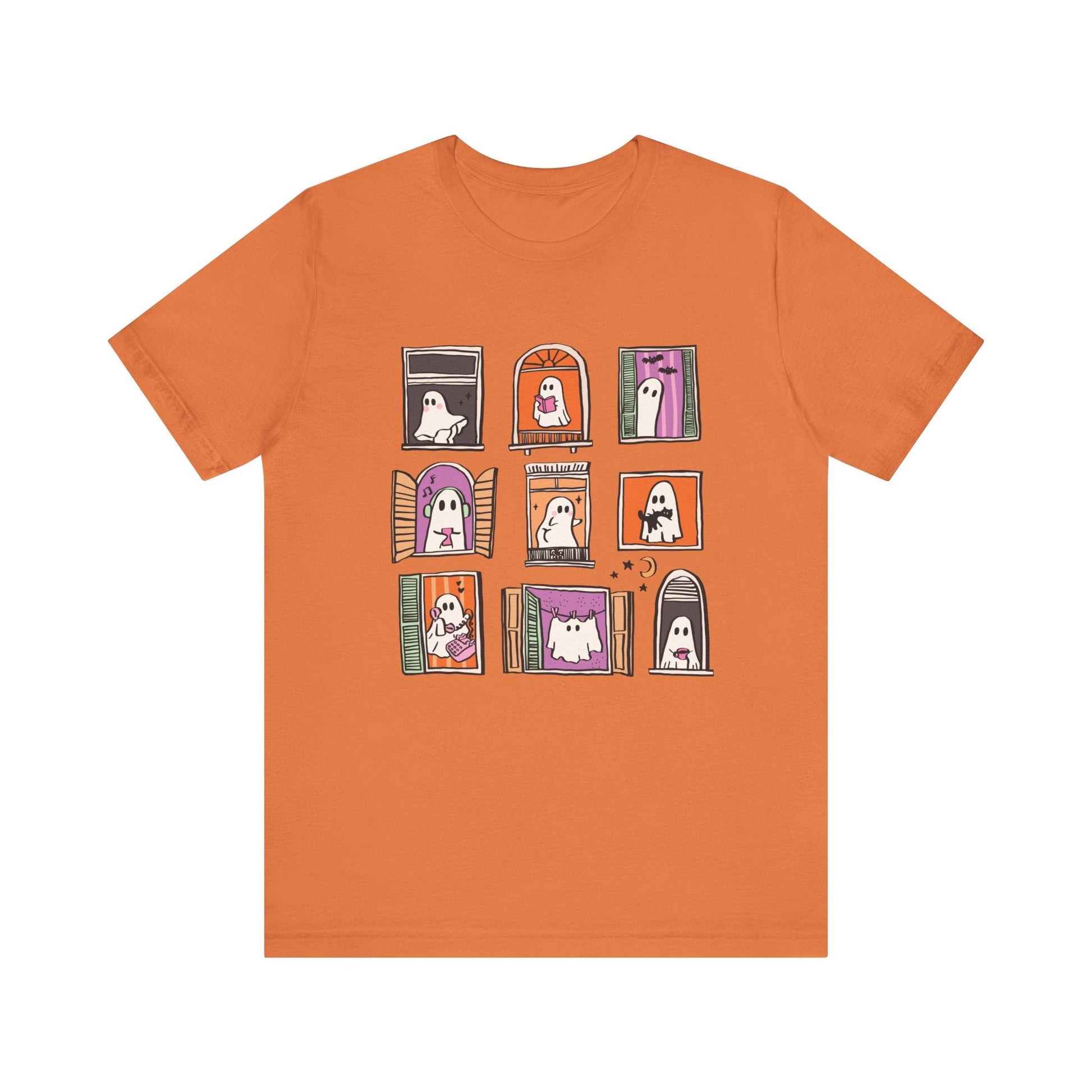 Ghostly Frames T-Shirt, Halloween Tee, Spooky Shirt - Popbydesign