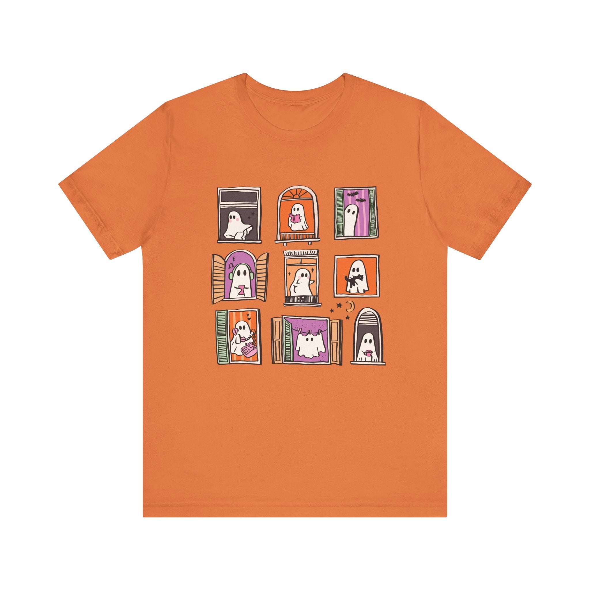 Ghostly Frames T-Shirt, Halloween Tee, Spooky Shirt by PopCultureByDesign36