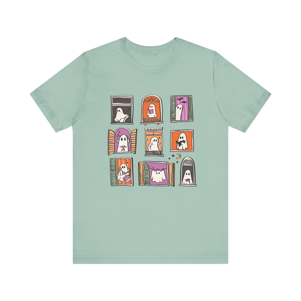 Ghostly Frames T-Shirt, Halloween Tee, Spooky Shirt by PopCultureByDesign36