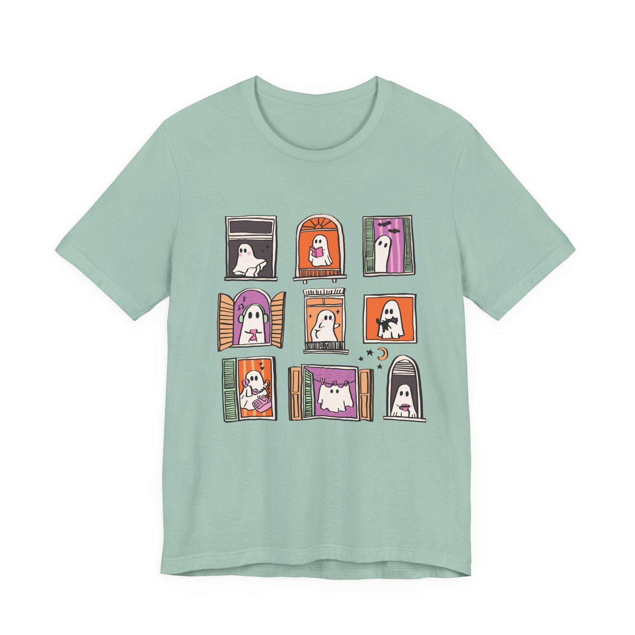 Ghostly Frames T-Shirt, Halloween Tee, Spooky Shirt by PopCultureByDesign36