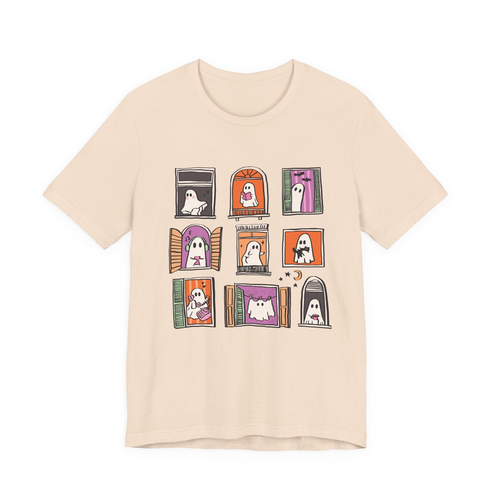 Ghostly Frames T-Shirt, Halloween Tee, Spooky Shirt by PopCultureByDesign36