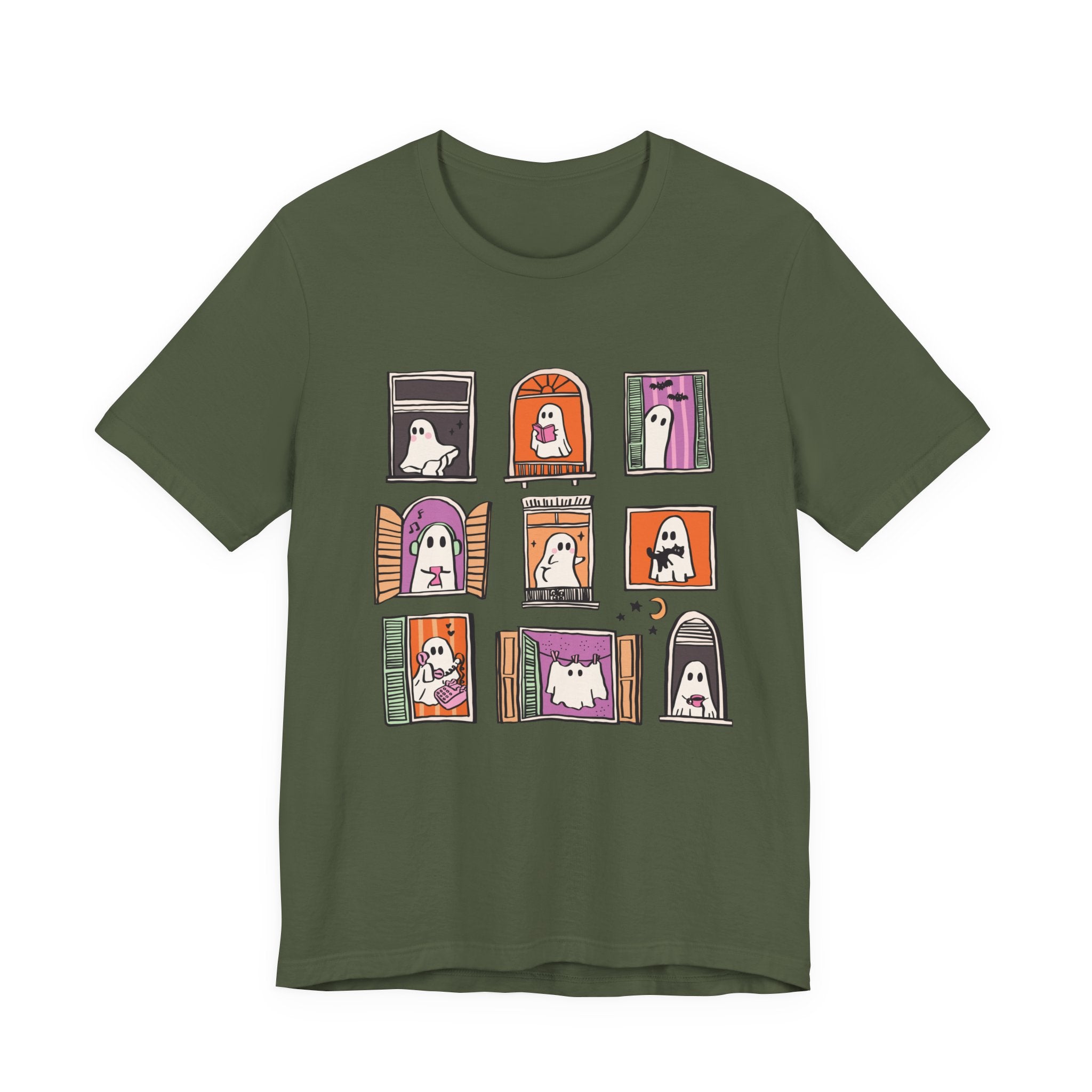 Ghostly Frames T-Shirt, Halloween Tee, Spooky Shirt by PopCultureByDesign36