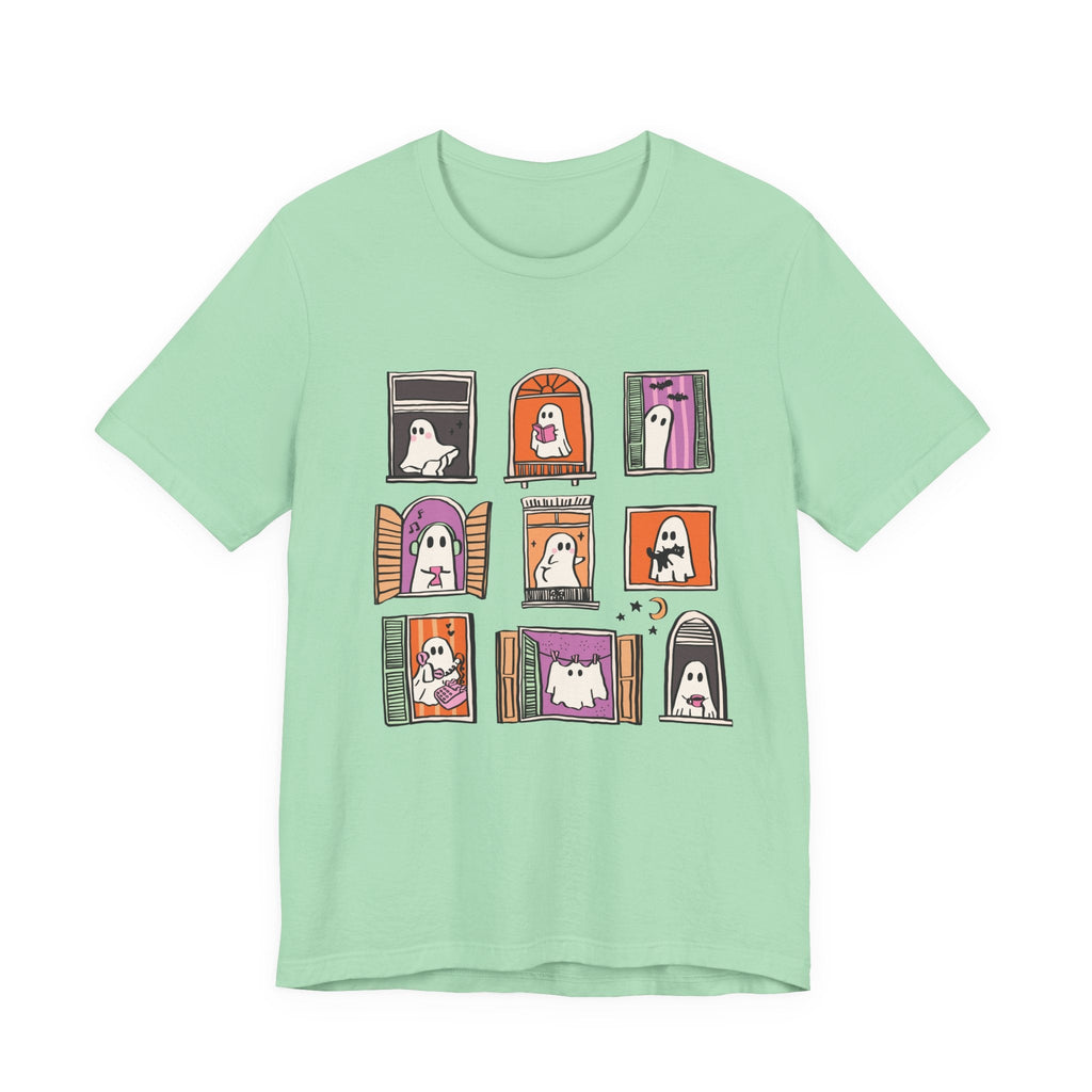Ghostly Frames T-Shirt, Halloween Tee, Spooky Shirt by PopCultureByDesign36