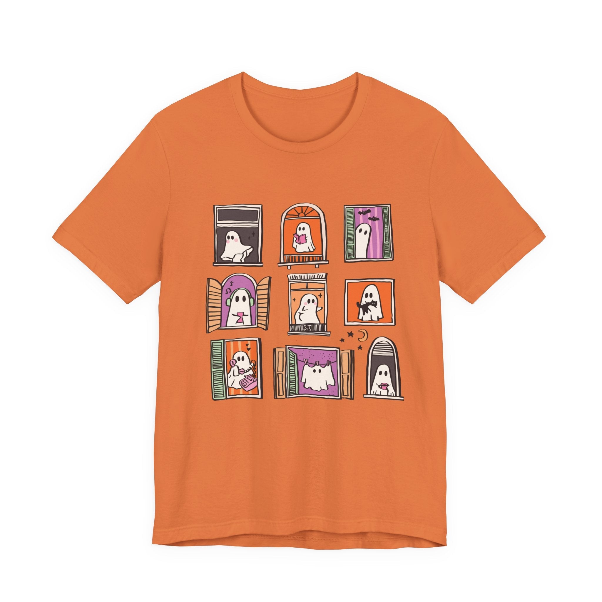 Ghostly Frames T-Shirt, Halloween Tee, Spooky Shirt by PopCultureByDesign36