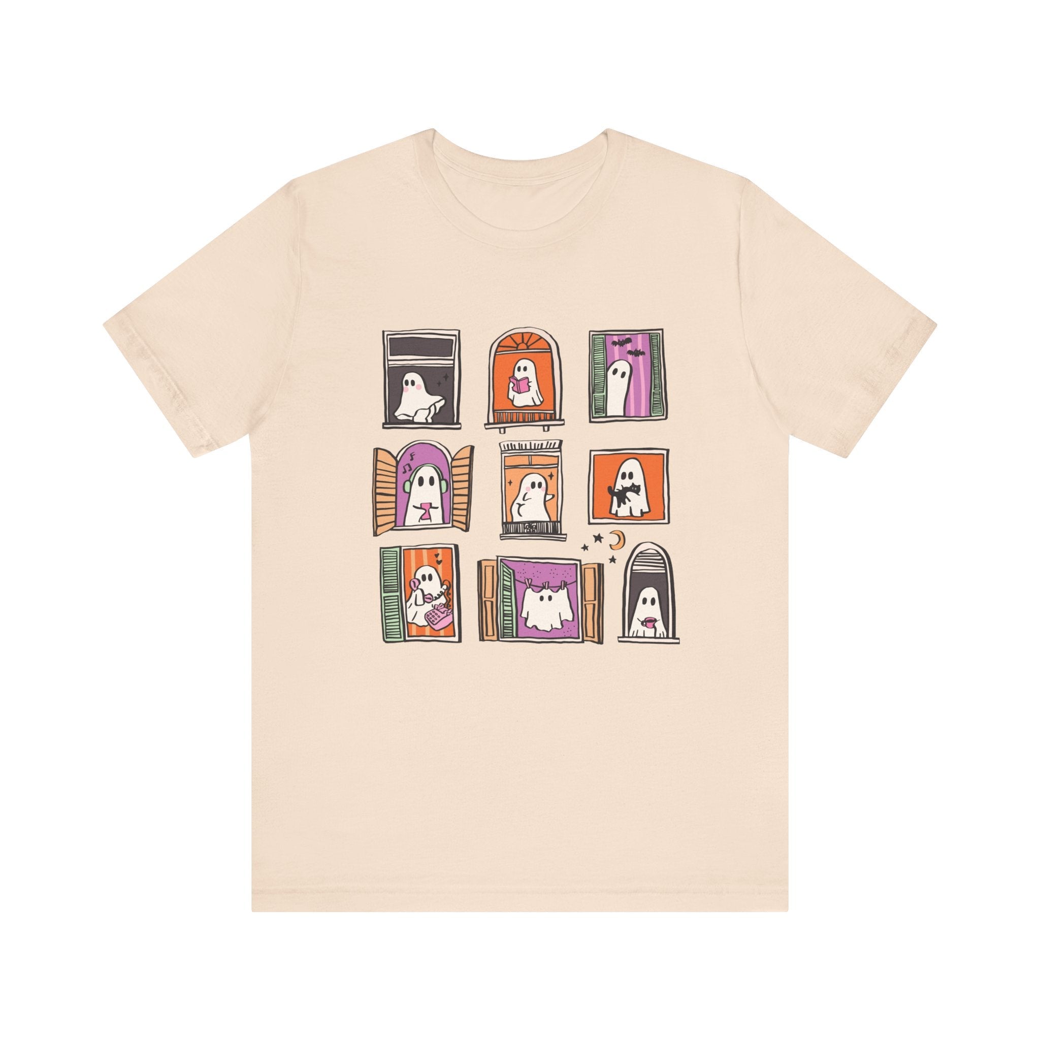 Ghostly Frames T-Shirt, Halloween Tee, Spooky Shirt by PopCultureByDesign36