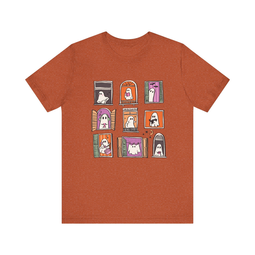 Ghostly Frames T-Shirt, Halloween Tee, Spooky Shirt by PopCultureByDesign36