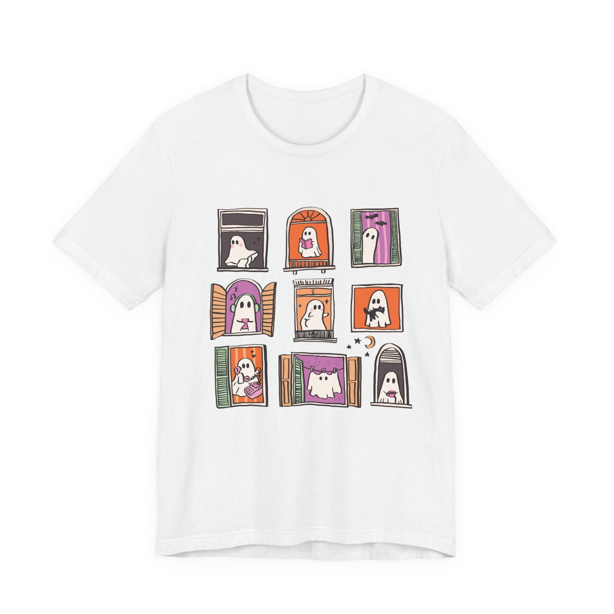 Ghostly Frames T-Shirt, Halloween Tee, Spooky Shirt by PopCultureByDesign36