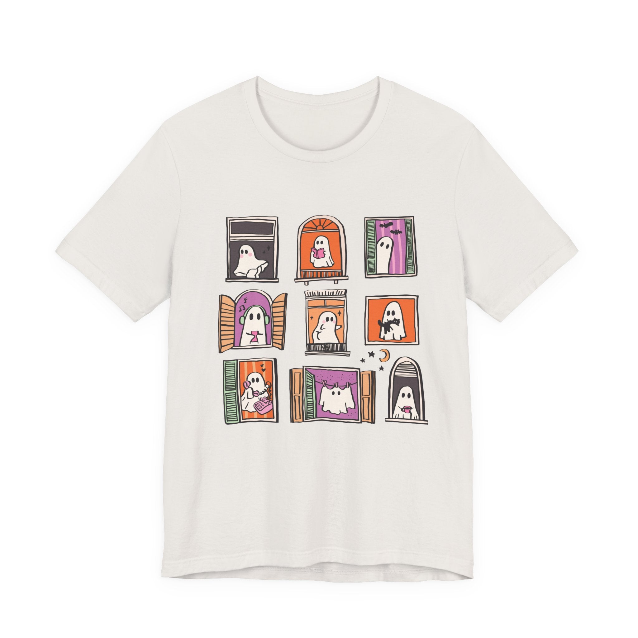 Ghostly Frames T-Shirt, Halloween Tee, Spooky Shirt by PopCultureByDesign36