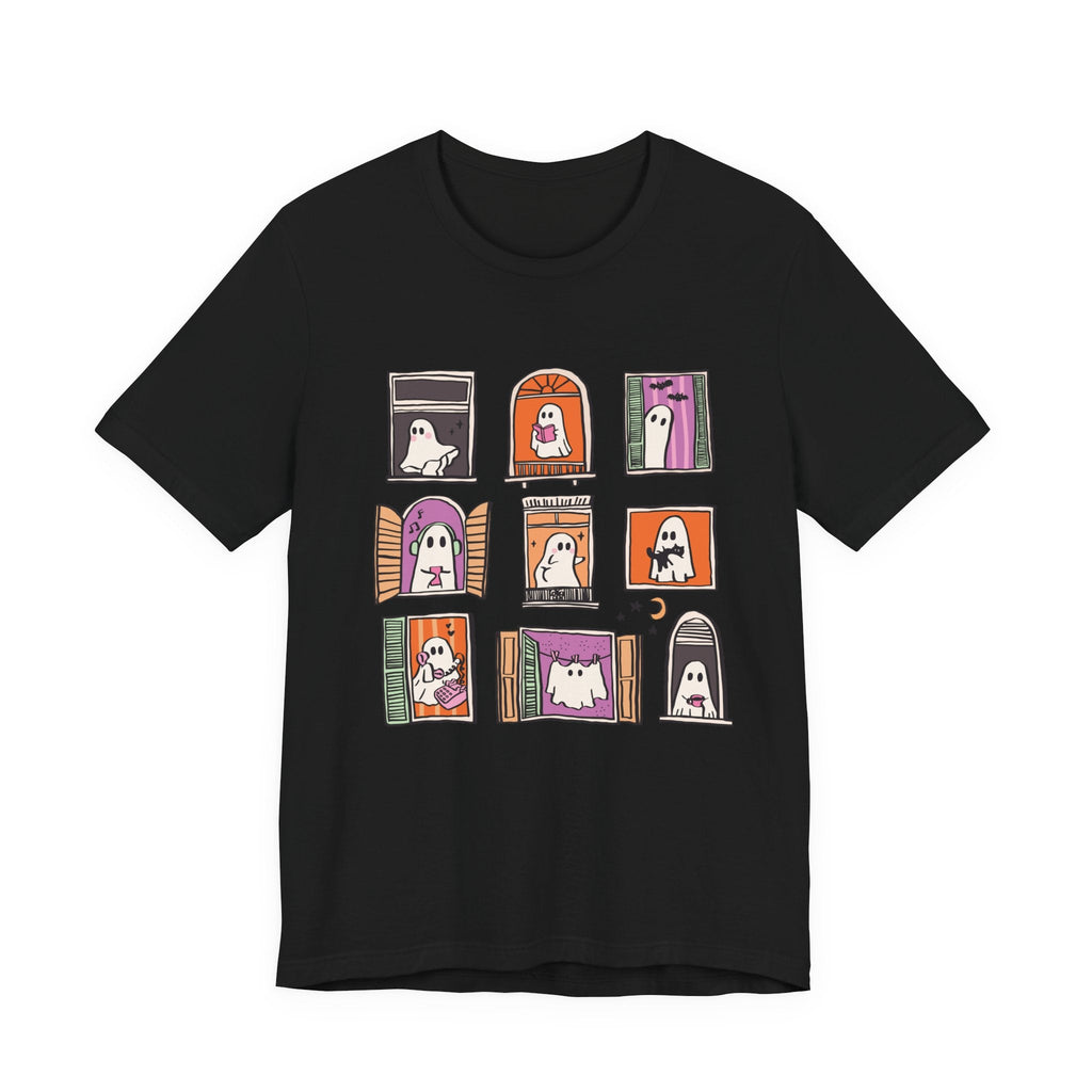 Ghostly Frames T-Shirt, Halloween Tee, Spooky Shirt by PopCultureByDesign36